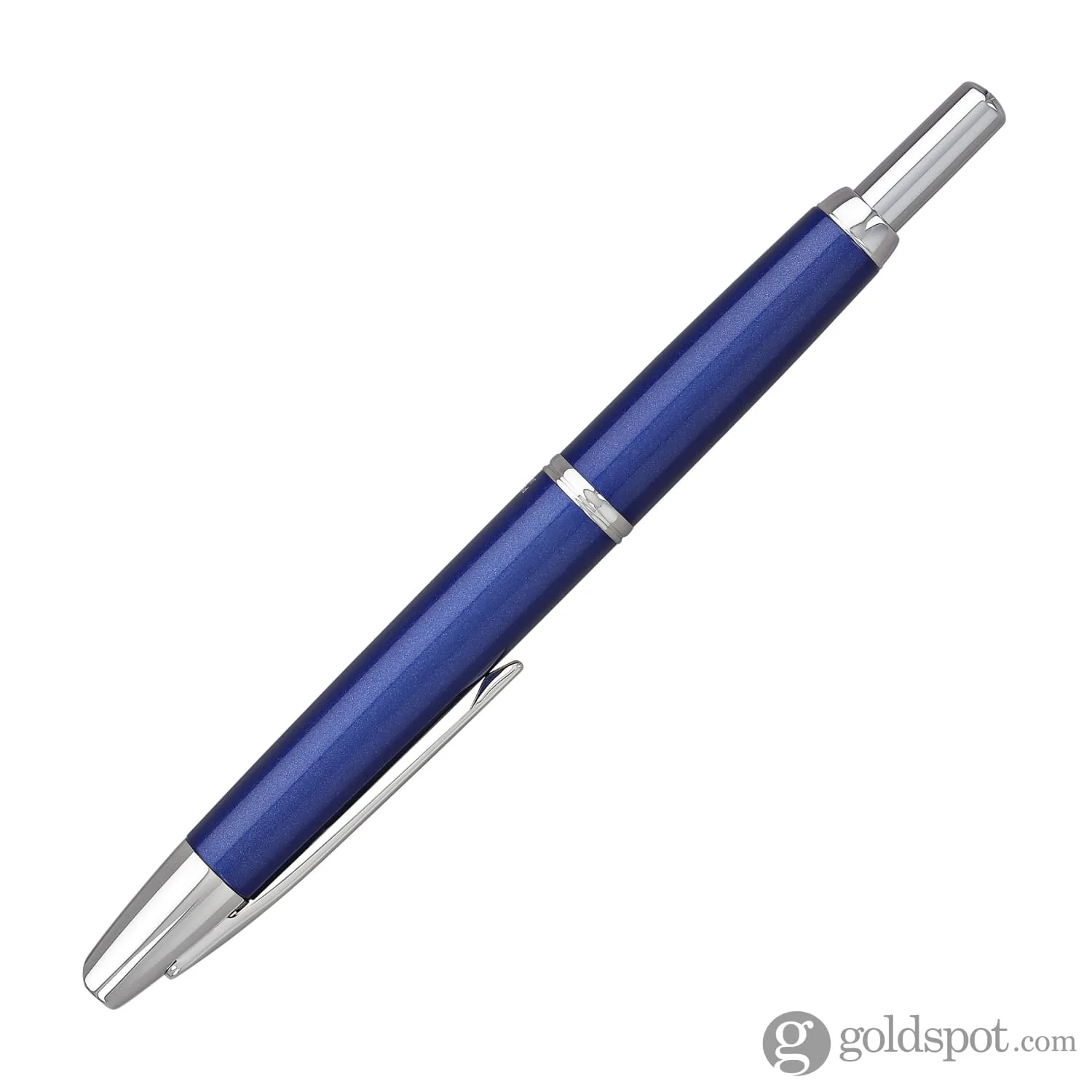 Pilot Vanishing Point Decimo Fountain Pen in Navy - 18K Gold