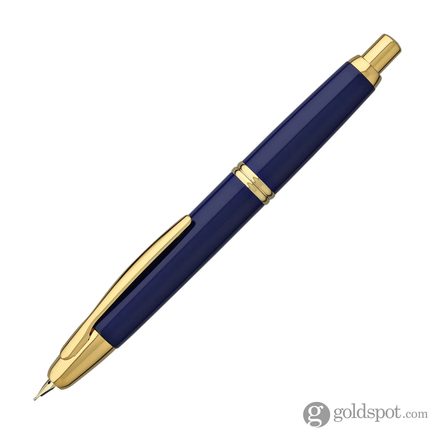 5147-pilot-vanishing-point-fountain-pen-in-blue-gold-18k-gold-2.webp Pilot Vanishing Point Fountain Pen in Blue & Gold - 18K Gold