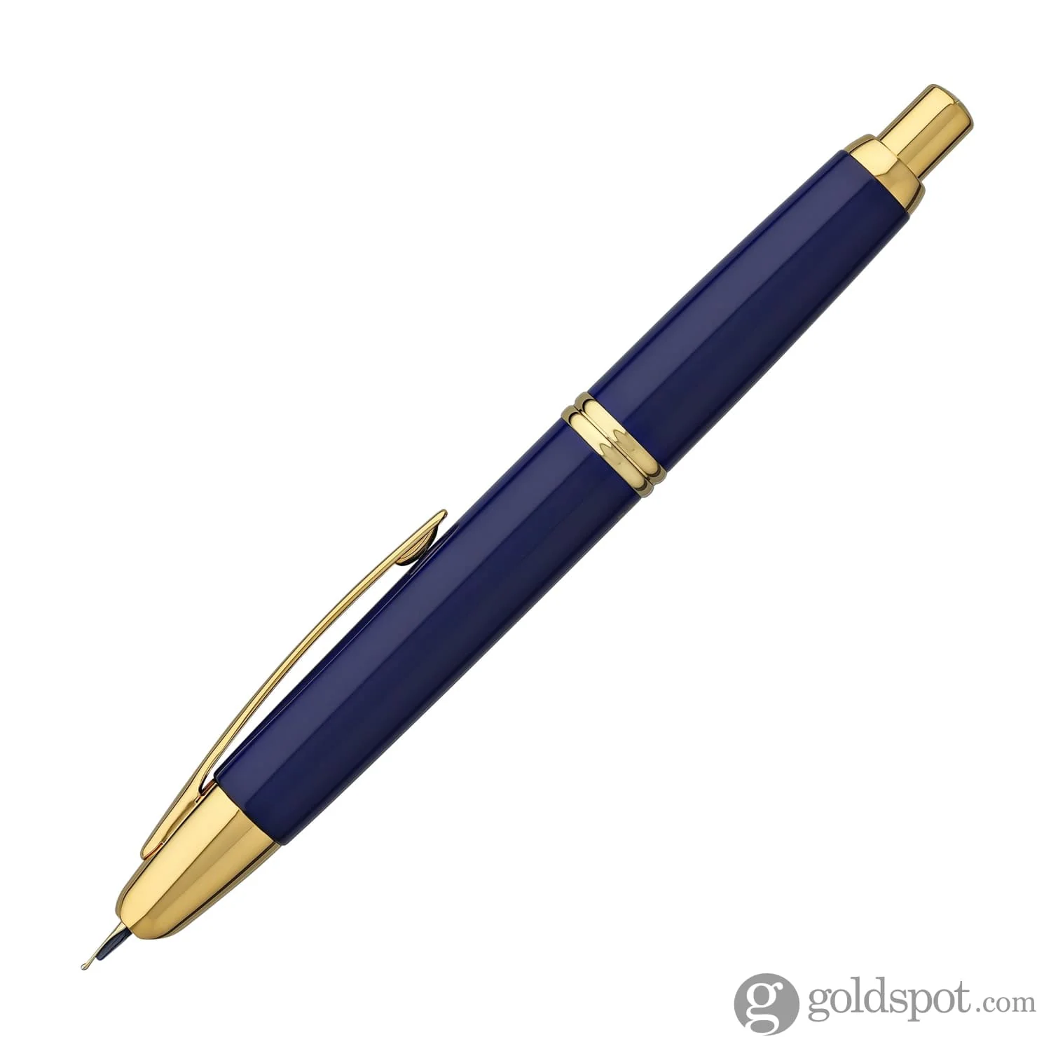 5147-pilot-vanishing-point-fountain-pen-in-blue-gold-18k-gold-3.webp Pilot Vanishing Point Fountain Pen in Blue & Gold - 18K Gold