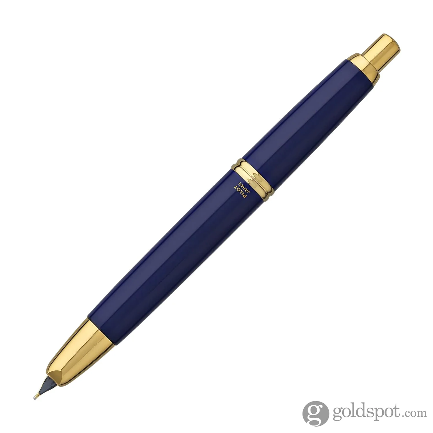 5147-pilot-vanishing-point-fountain-pen-in-blue-gold-18k-gold-4.webp Pilot Vanishing Point Fountain Pen in Blue & Gold - 18K Gold