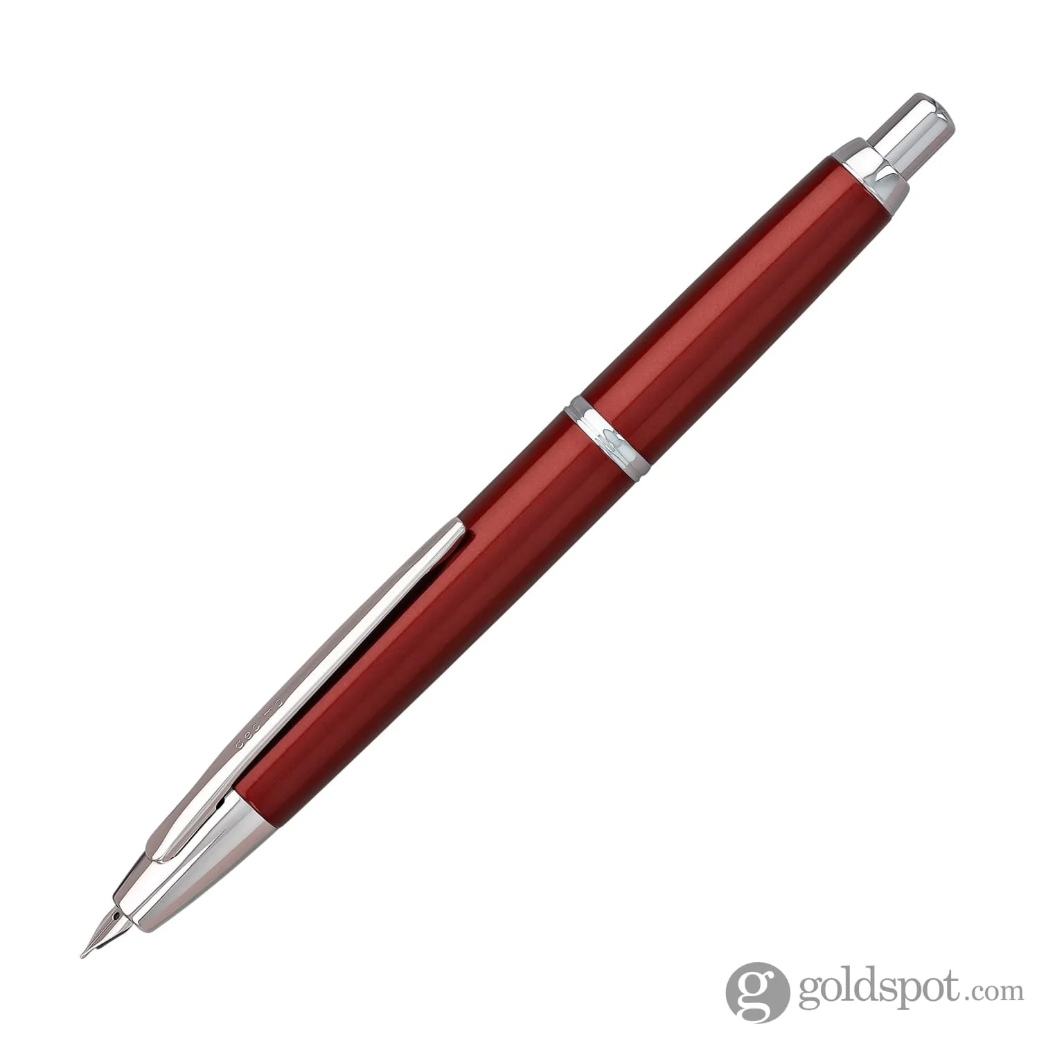 Pilot Vanishing Point Decimo Fountain Pen in Burgundy - 18K Gold