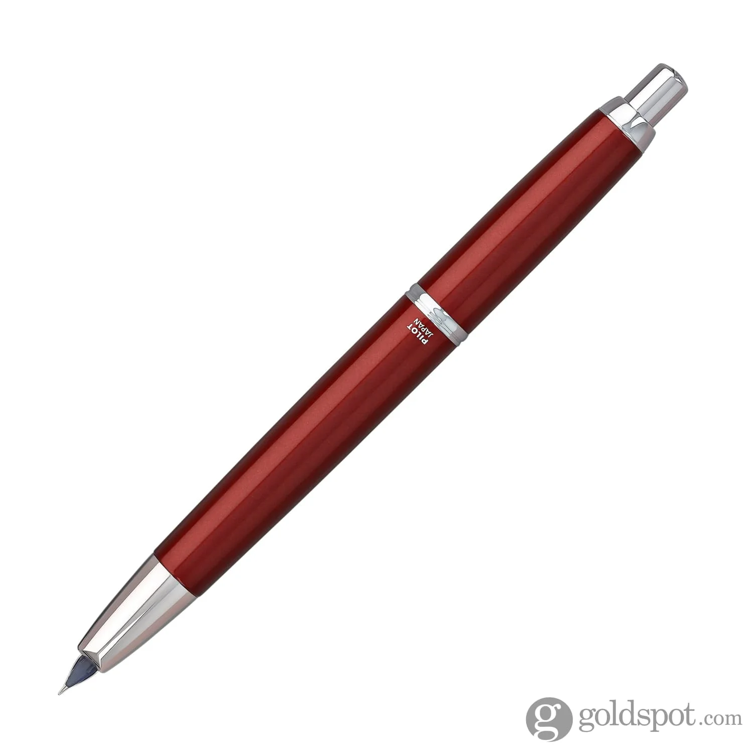 Pilot Vanishing Point Decimo Fountain Pen in Burgundy - 18K Gold