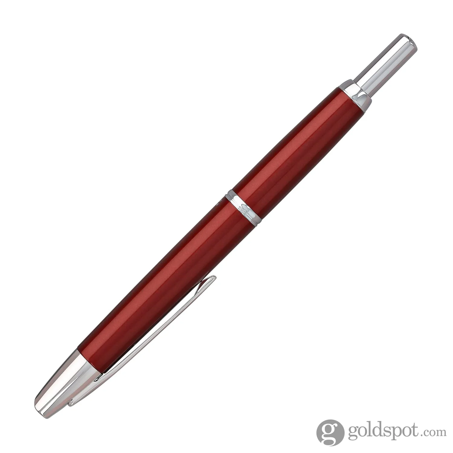 Pilot Vanishing Point Decimo Fountain Pen in Burgundy - 18K Gold