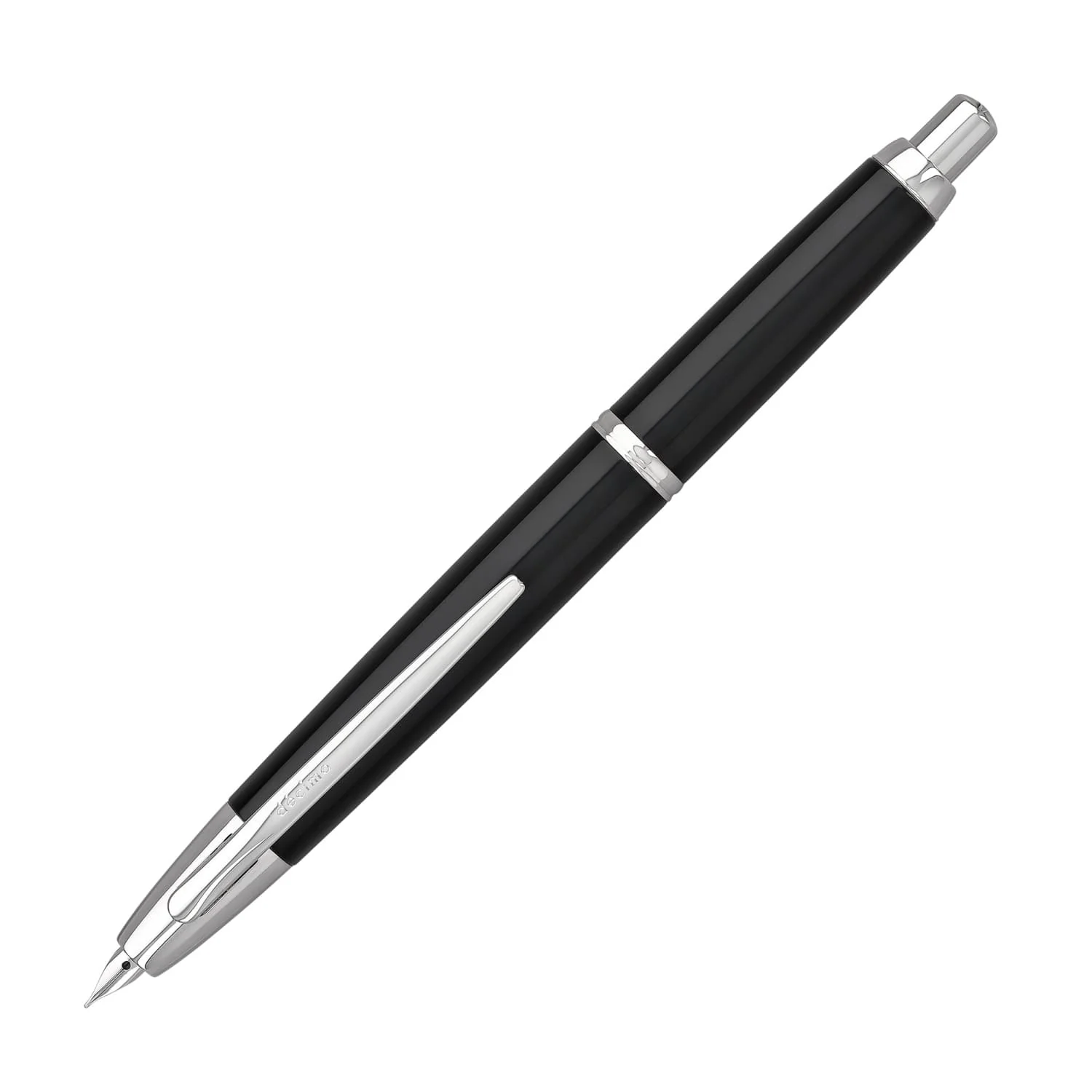 Pilot Vanishing Point Decimo Fountain Pen in Black - 18K Gold