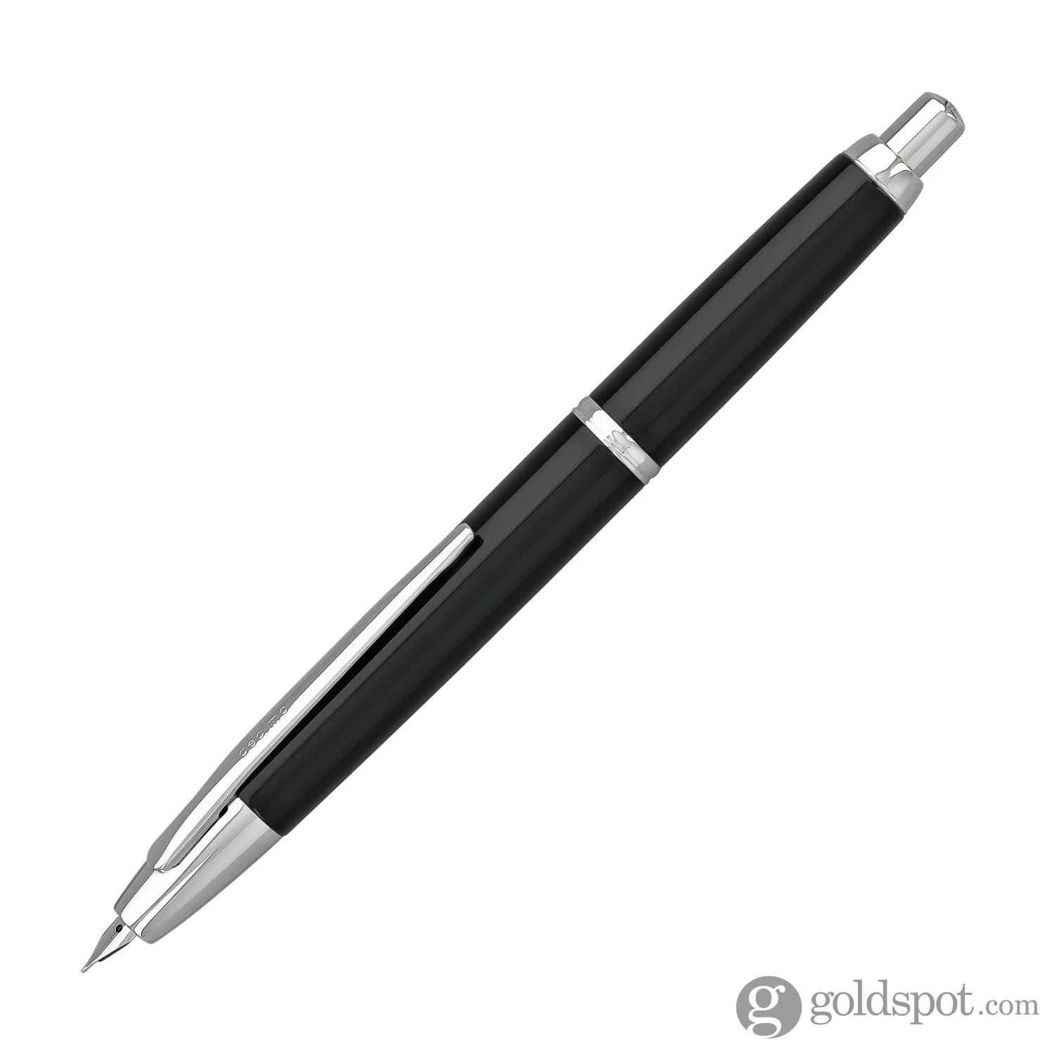 Pilot Vanishing Point Decimo Fountain Pen in Black - 18K Gold