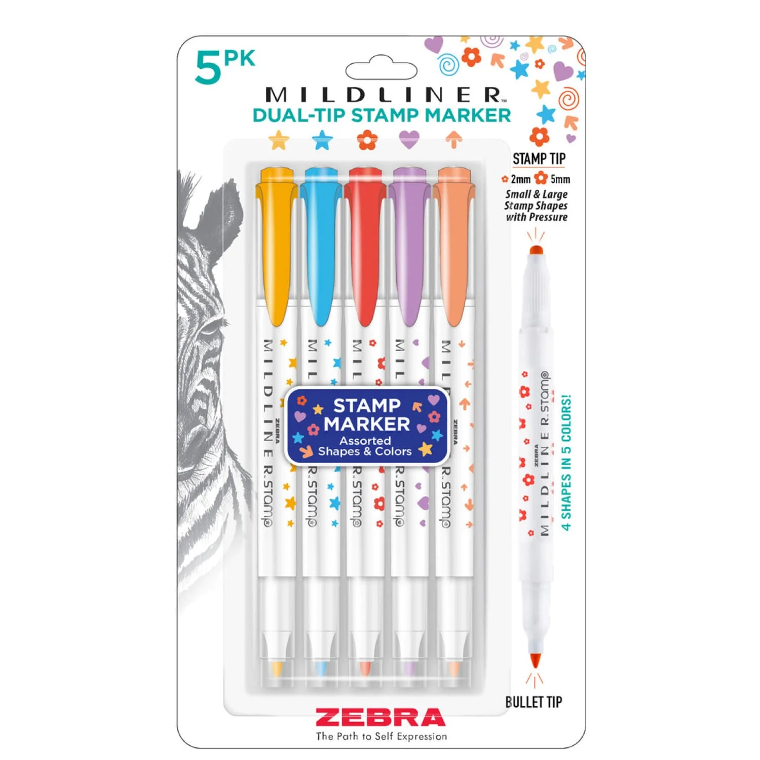516-zebra-mildliner-dual-tip-stamp-marker-in-assorted-colors-pack-of-5-1.webp Zebra Mildliner Dual-Tip Stamp Marker in Assorted Colors - Pack of 5