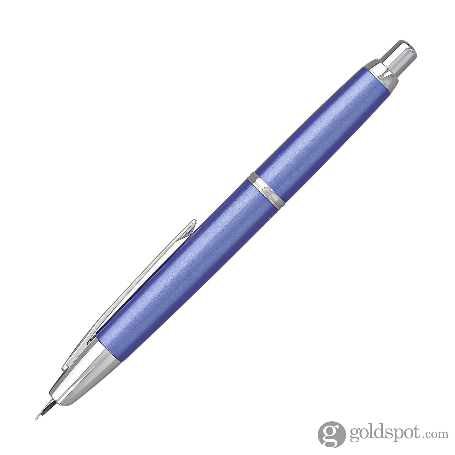 Pilot Vanishing Point Decimo Fountain Pen in Light Blue - 18K Gold
