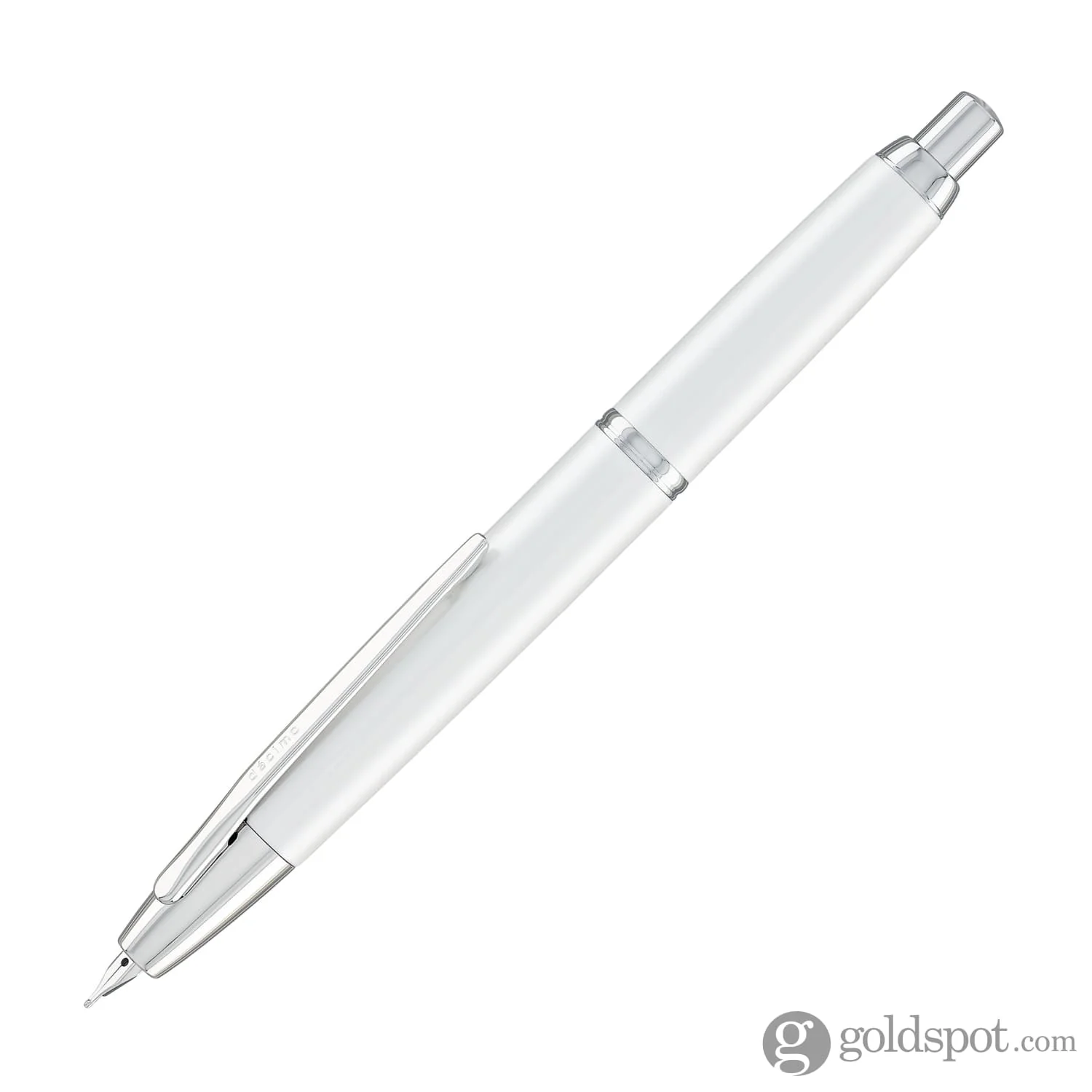 5173-pilot-vanishing-point-decimo-fountain-pen-in-white-18k-gold-2.webp Pilot Vanishing Point Decimo Fountain Pen in White - 18K Gold
