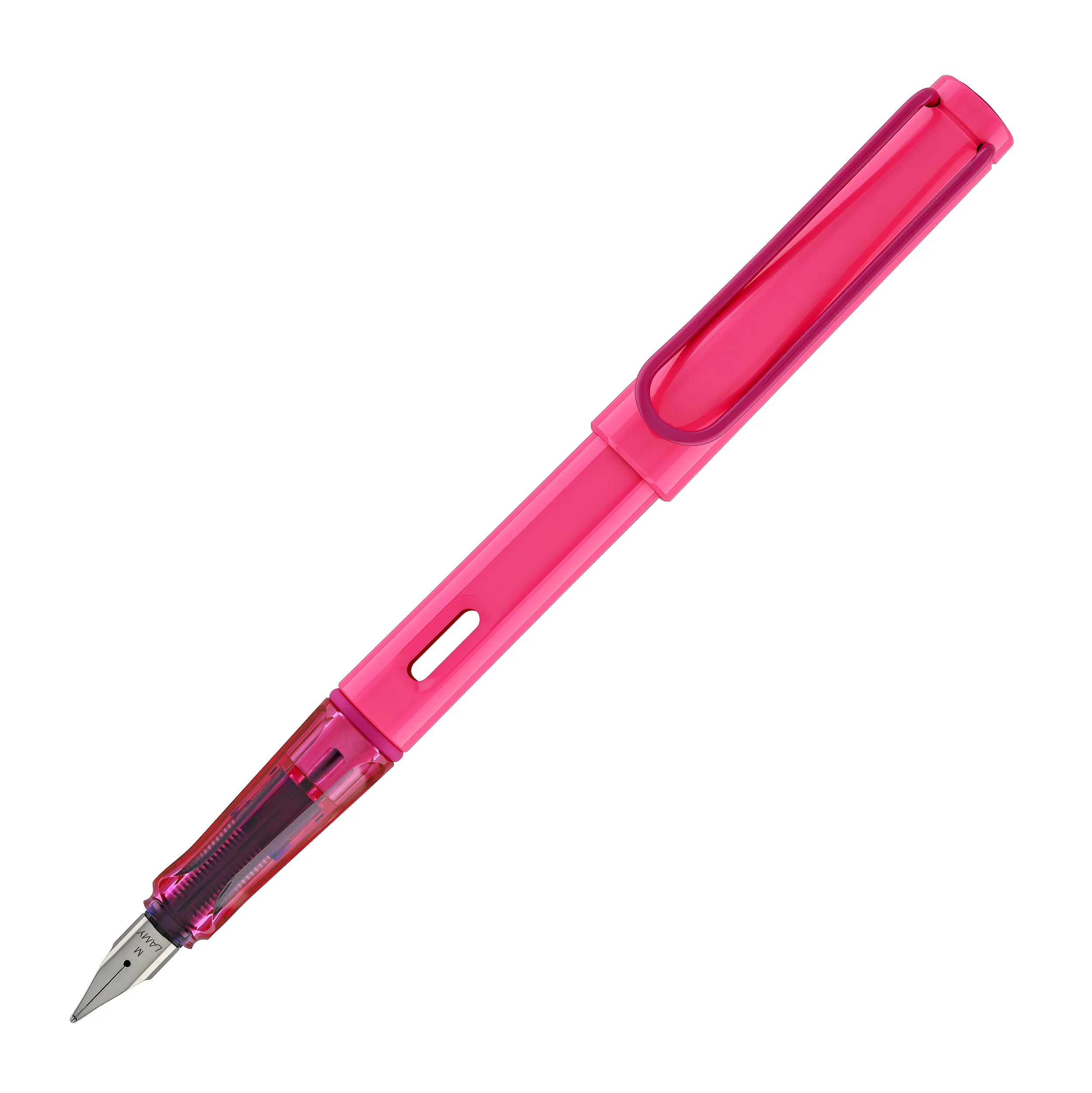 Lamy Safari Fountain Pen in Neon Pink