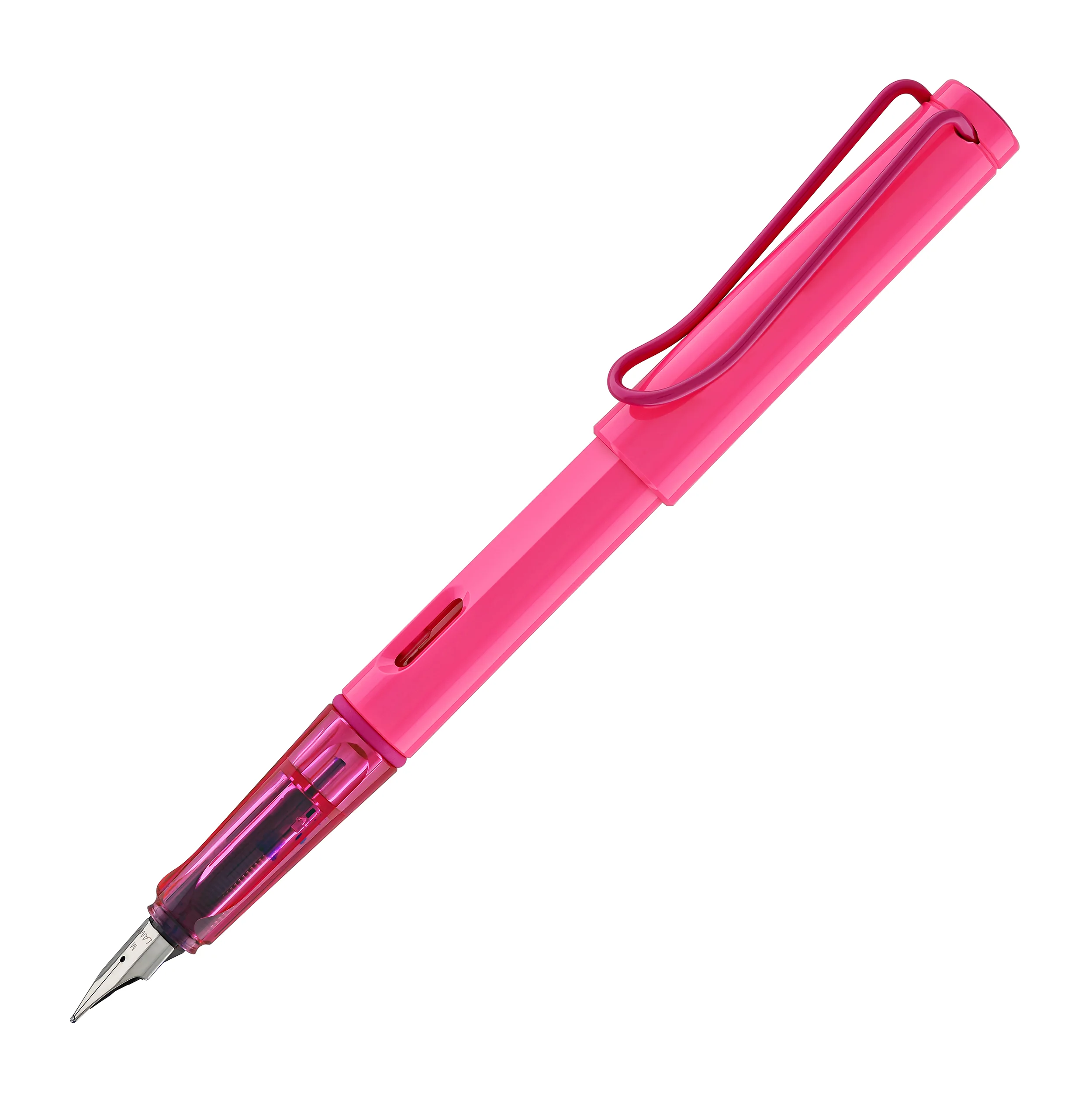 Lamy Safari Fountain Pen in Neon Pink