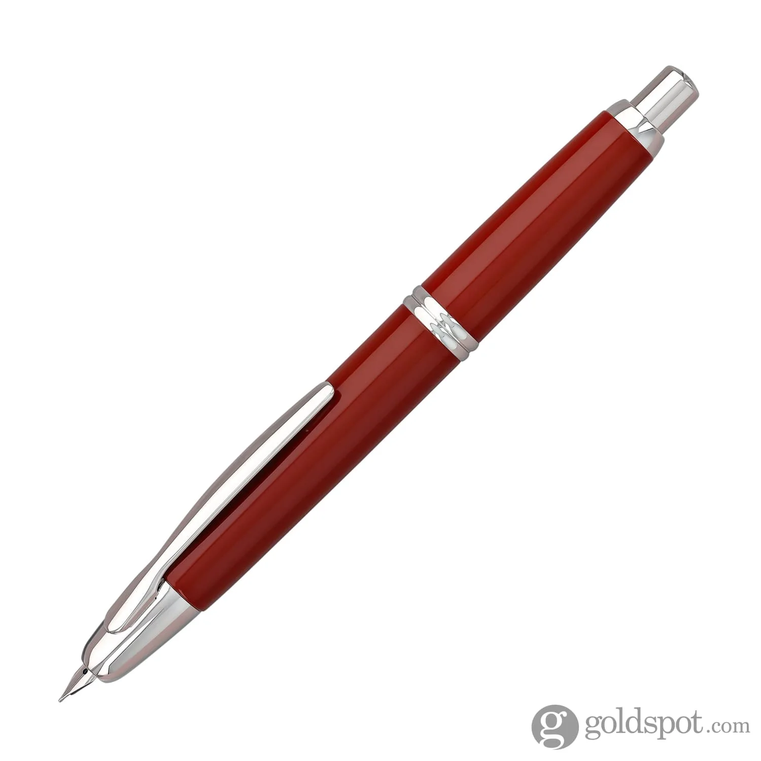 5203-pilot-vanishing-point-fountain-pen-in-red-rhodium-18k-gold-2.webp Pilot Vanishing Point Fountain Pen in Red & Rhodium - 18K Gold