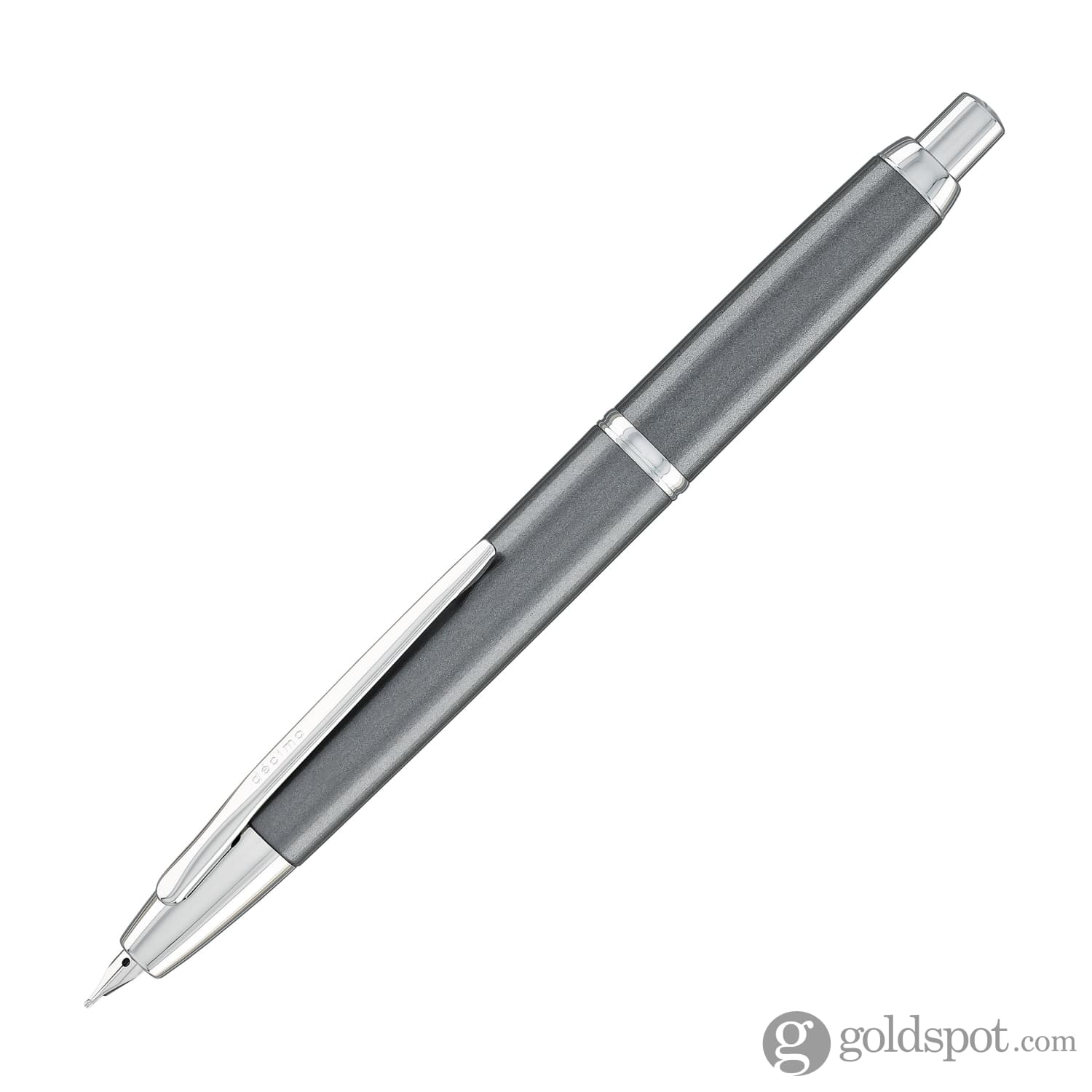 5224-pilot-vanishing-point-decimo-fountain-pen-in-dark-grey-18k-gold-2.jpg Pilot Vanishing Point Decimo Fountain Pen in Dark Grey - 18K Gold