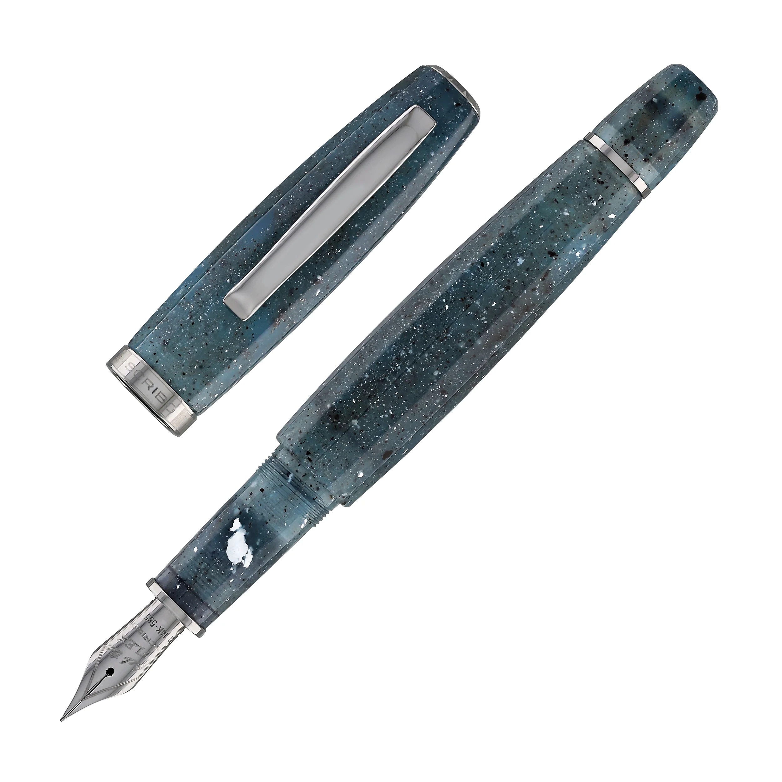 5228-scribo-feel-fountain-pen-in-altre-stelle-with-rhodium-trim-1.webp Scribo Feel Fountain Pen in Altre Stelle with Rhodium Trim