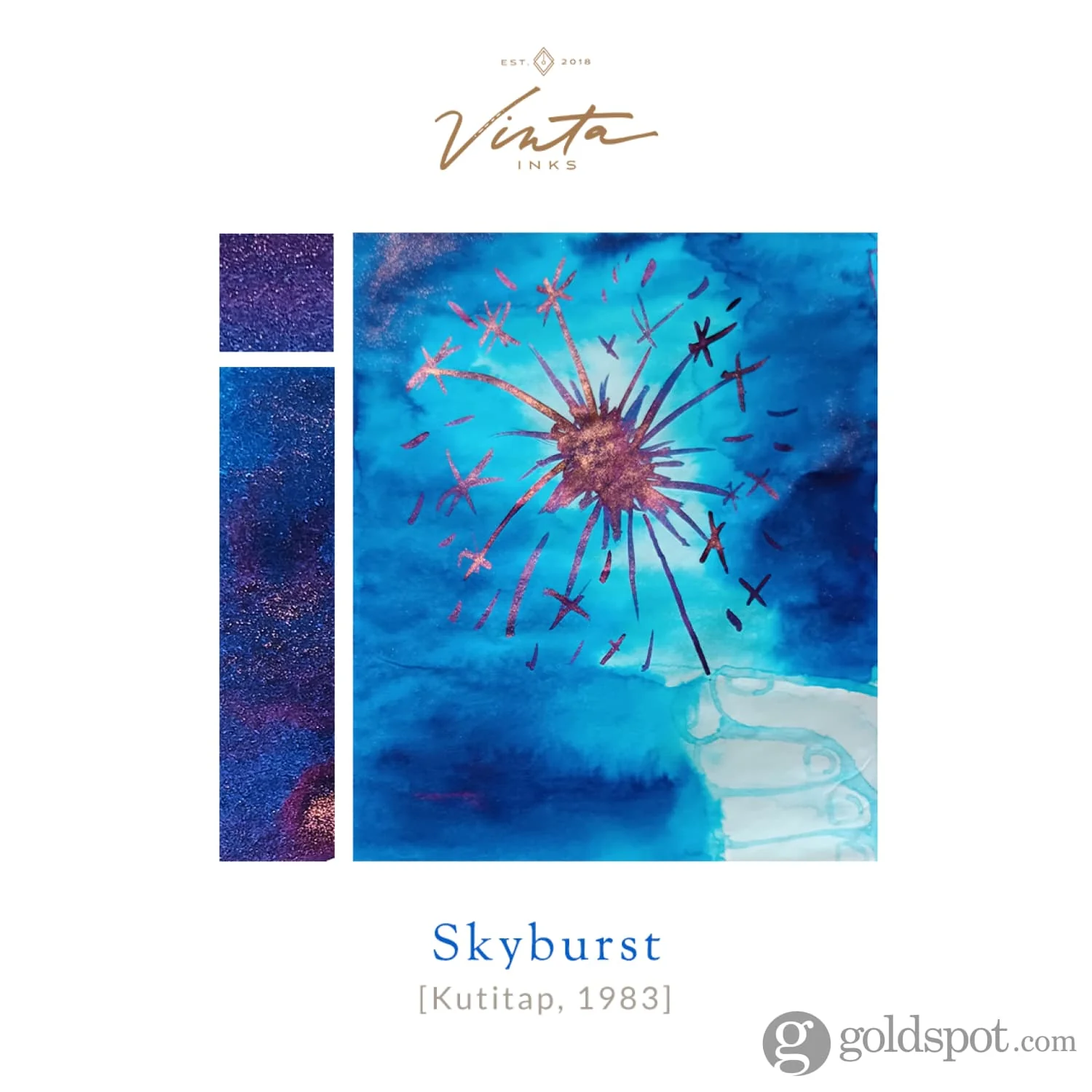 Vinta Inks Seasonal Bottled Ink in Skyburst [Kutitap 1983] - 30mL
