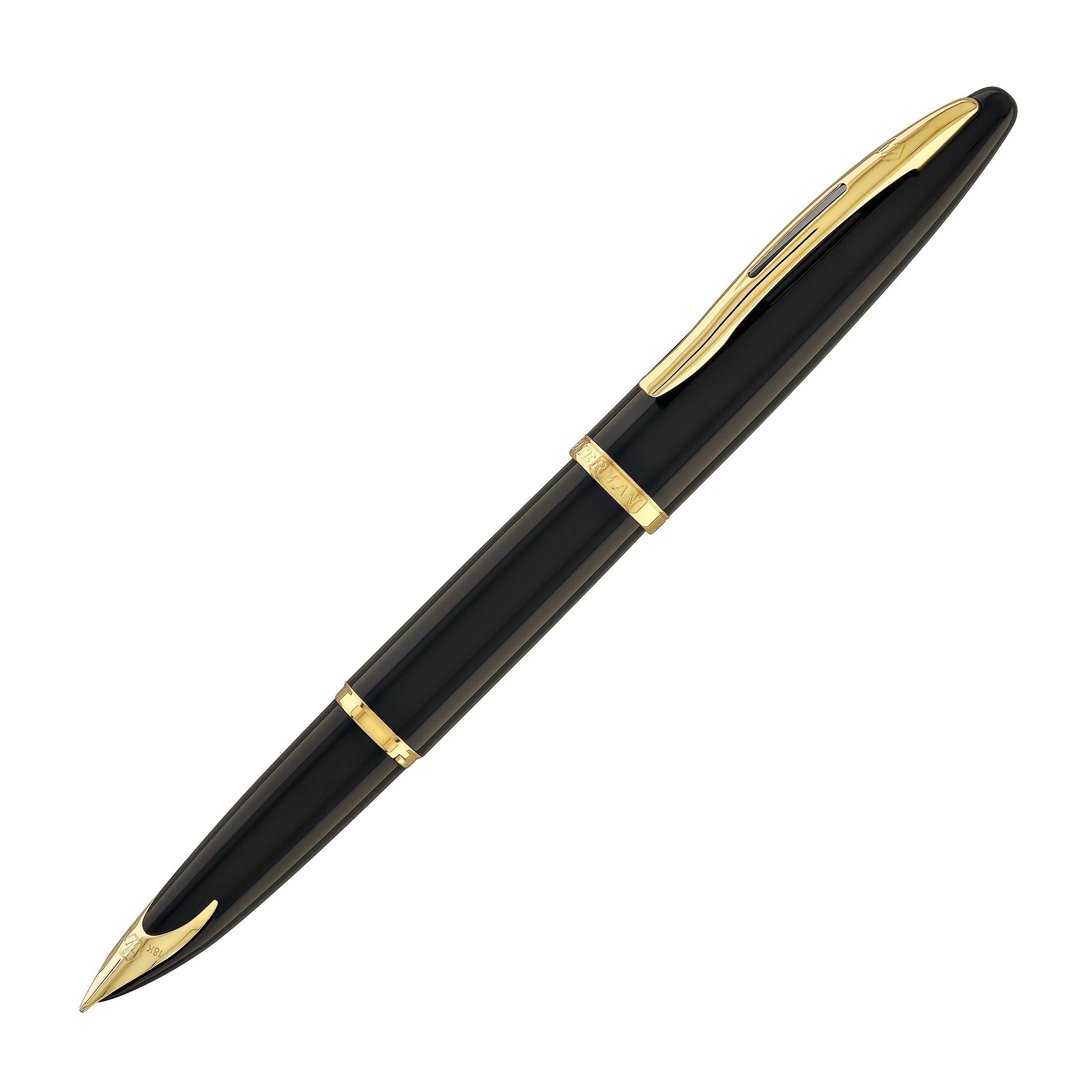 5264-waterman-carene-fountain-pen-in-black-sea-with-gold-trim-18k-gold-medium-point-3.webp Waterman Carene Fountain Pen in Black Sea with Gold Trim - 18K Gold Medium Point
