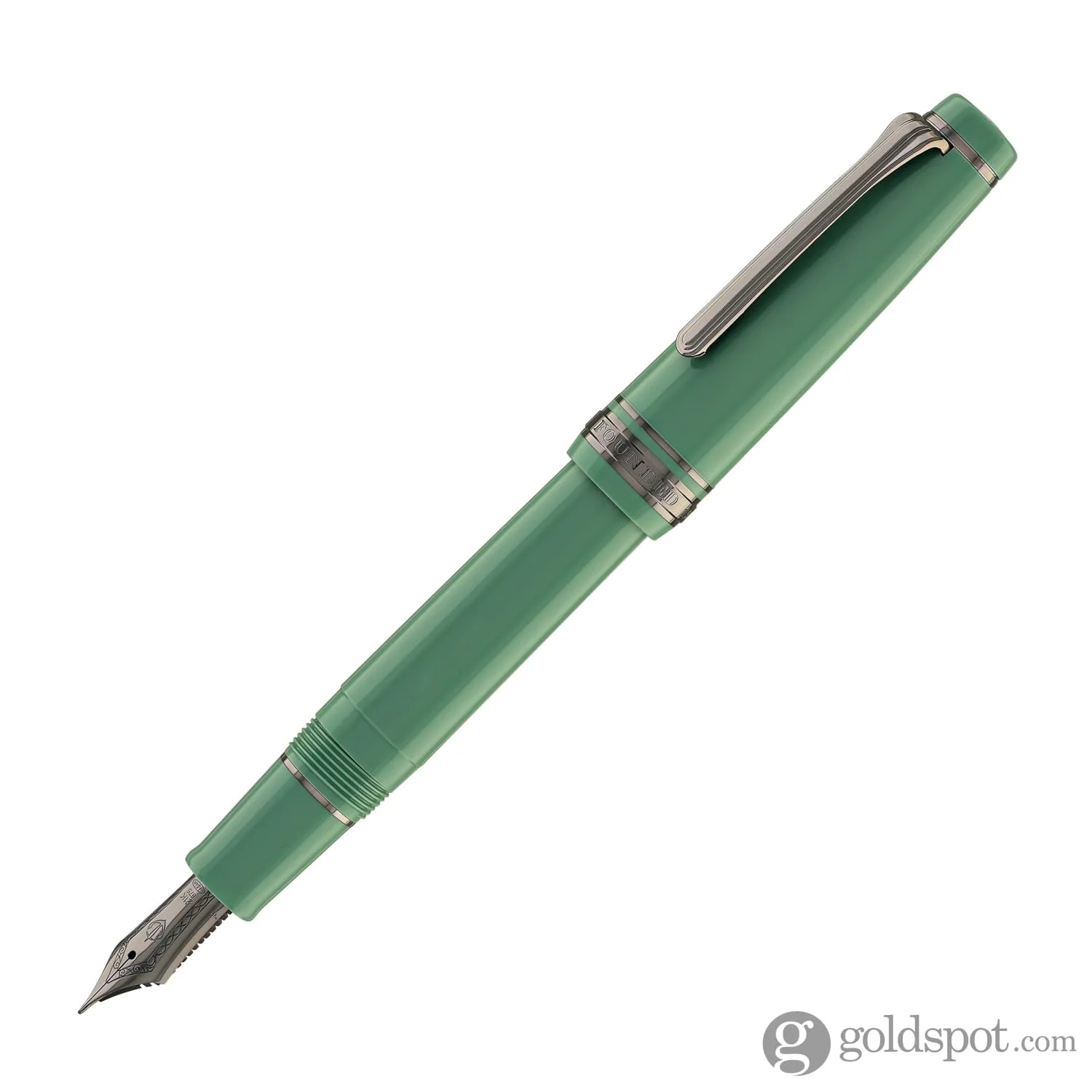 Sailor Pro Gear 'Area 51' Regular Fountain Pen in Alien Green - 21kt Gold