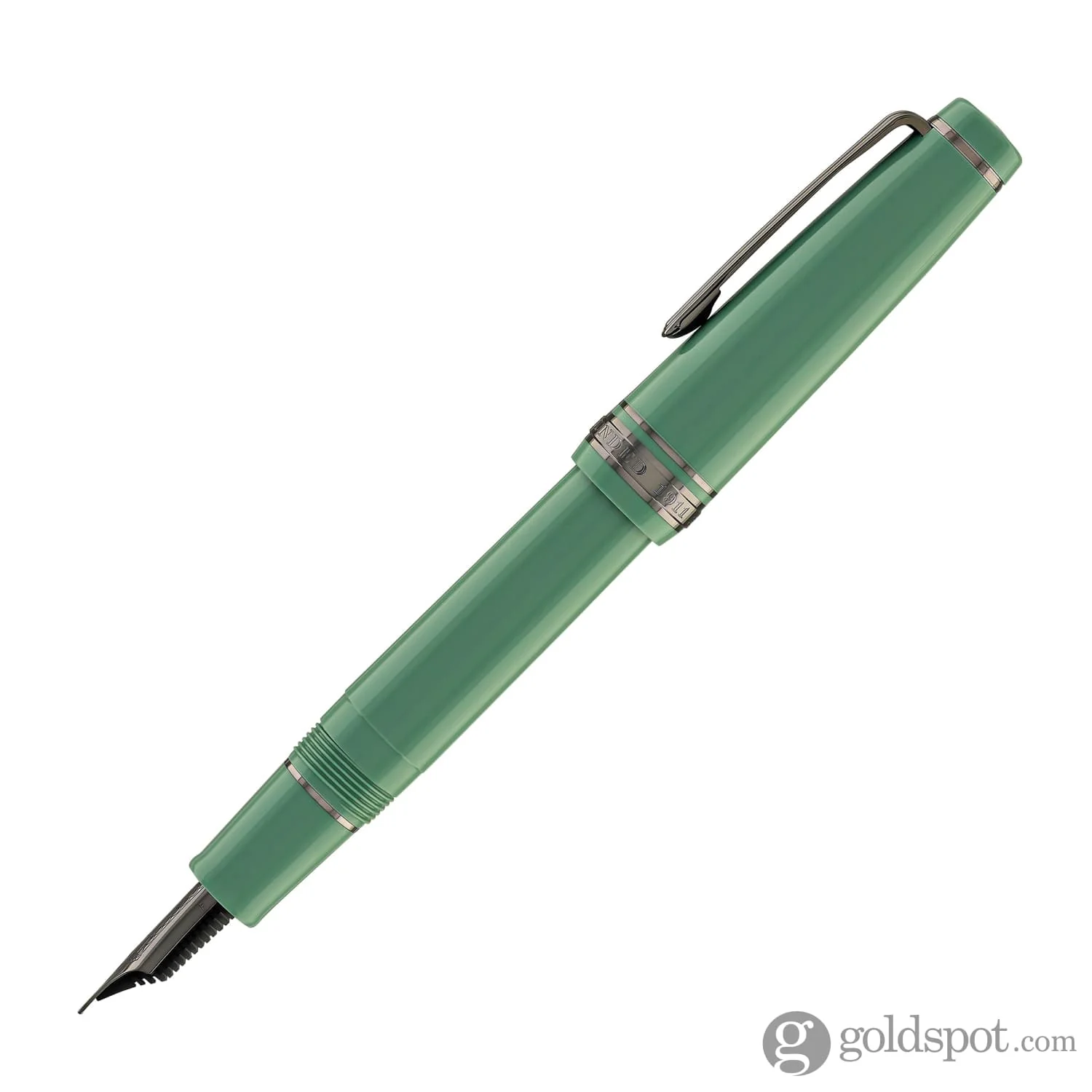 Sailor Pro Gear 'Area 51' Regular Fountain Pen in Alien Green - 21kt Gold