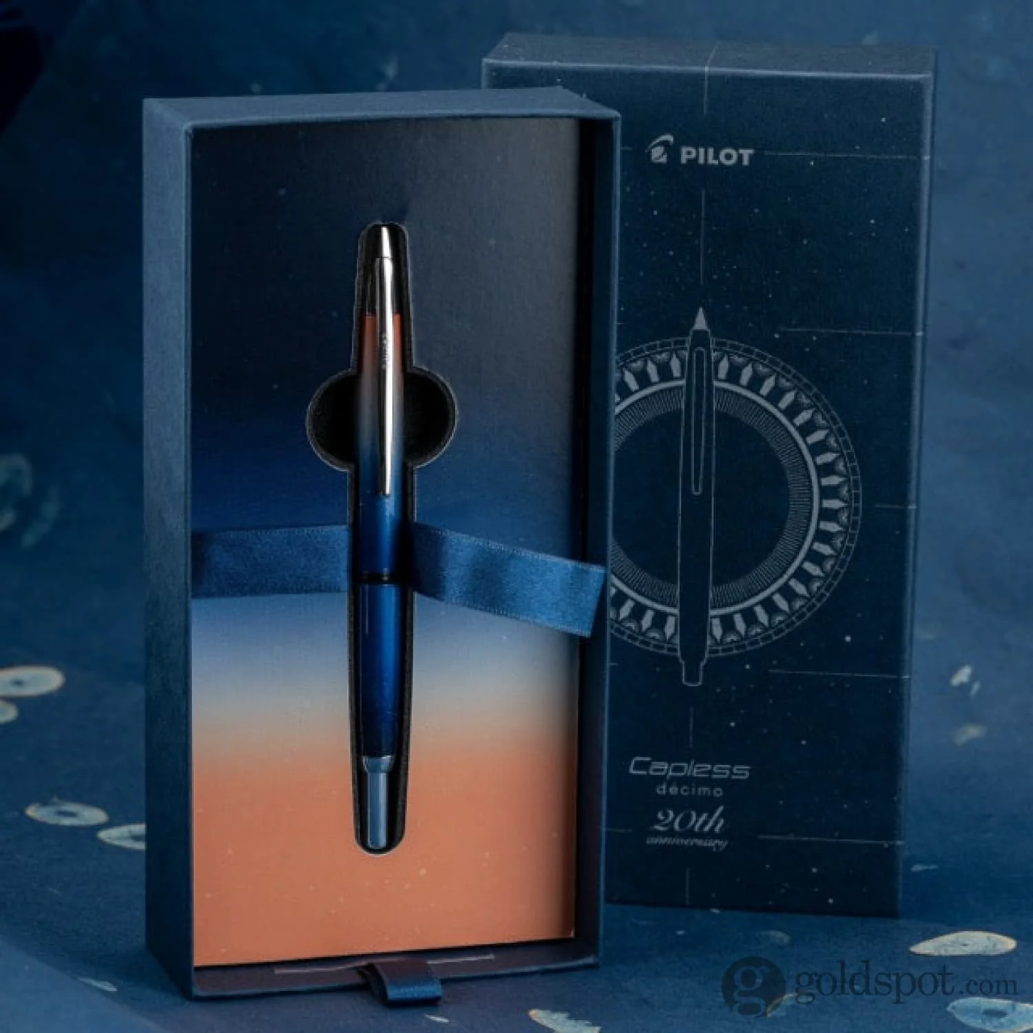 Pilot Vanishing Point Decimo Fountain Pen in 20th Anniversary Limited Edition - 18K Gold Fine Point