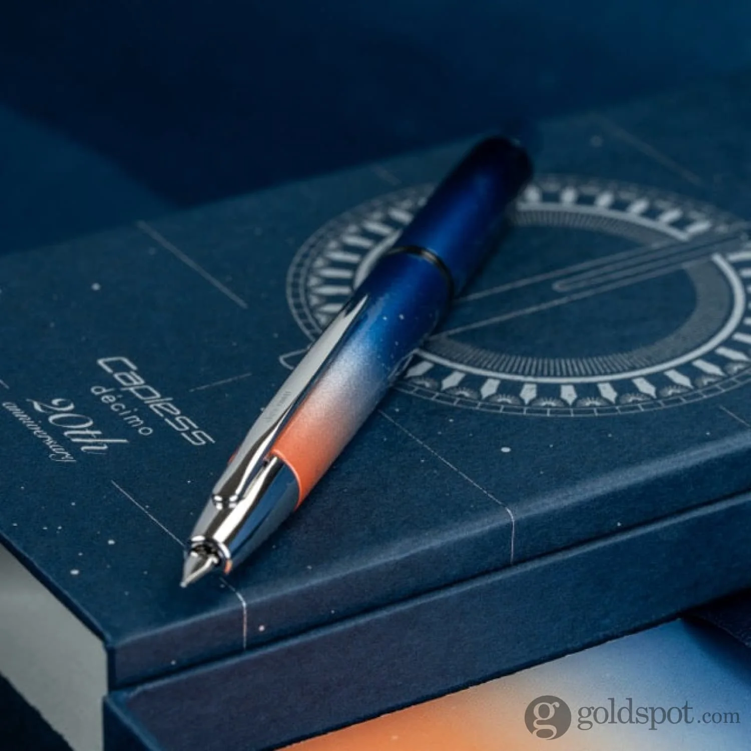 Pilot Vanishing Point Decimo Fountain Pen in 20th Anniversary Limited Edition - 18K Gold Fine Point