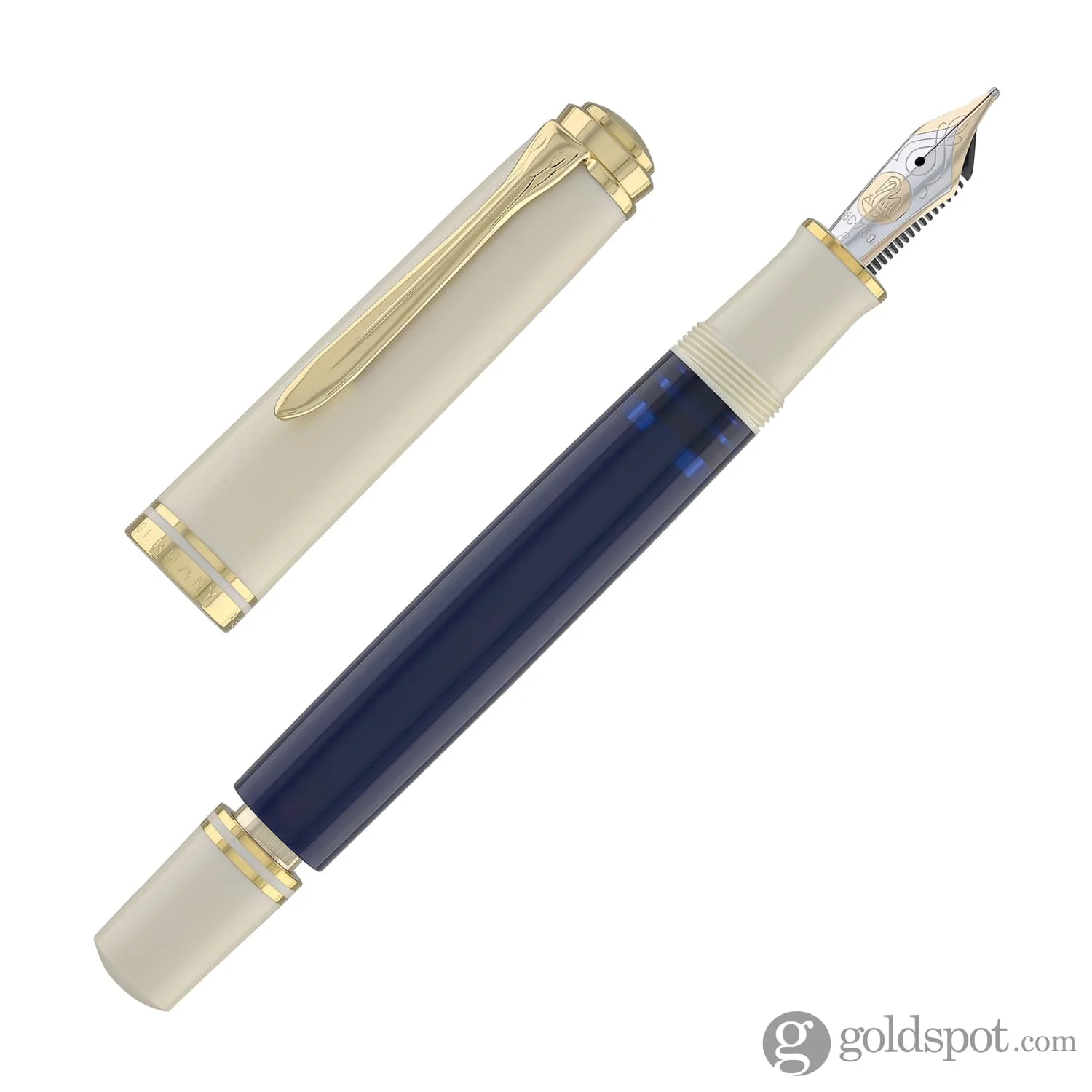 Pelikan Souveran 800 Fountain Pen in Cream Blue - Special Edition