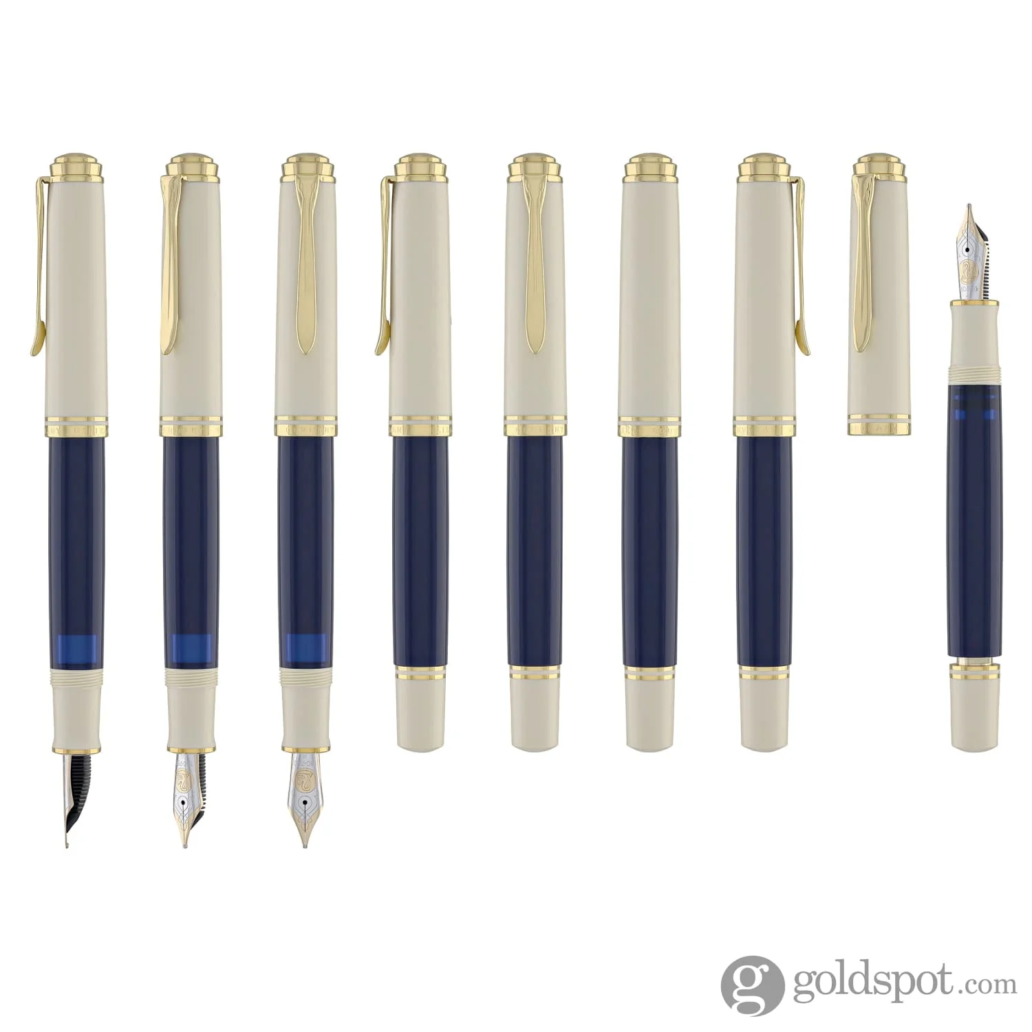 Pelikan Souveran 800 Fountain Pen in Cream Blue - Special Edition