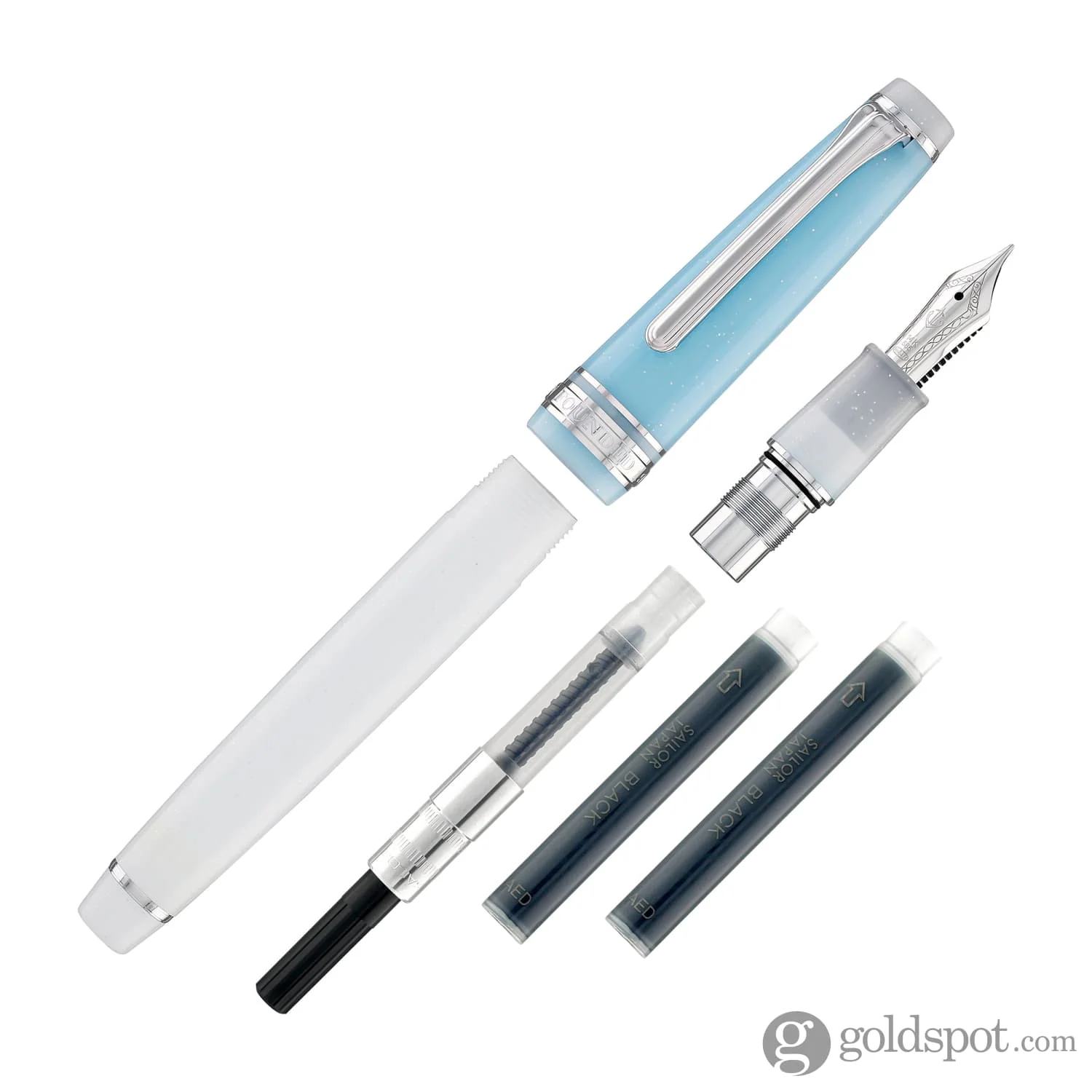 Sailor Pro Gear Slim Fountain Pen in Sapporo Snow Festival - 14K Gold Limited Edition