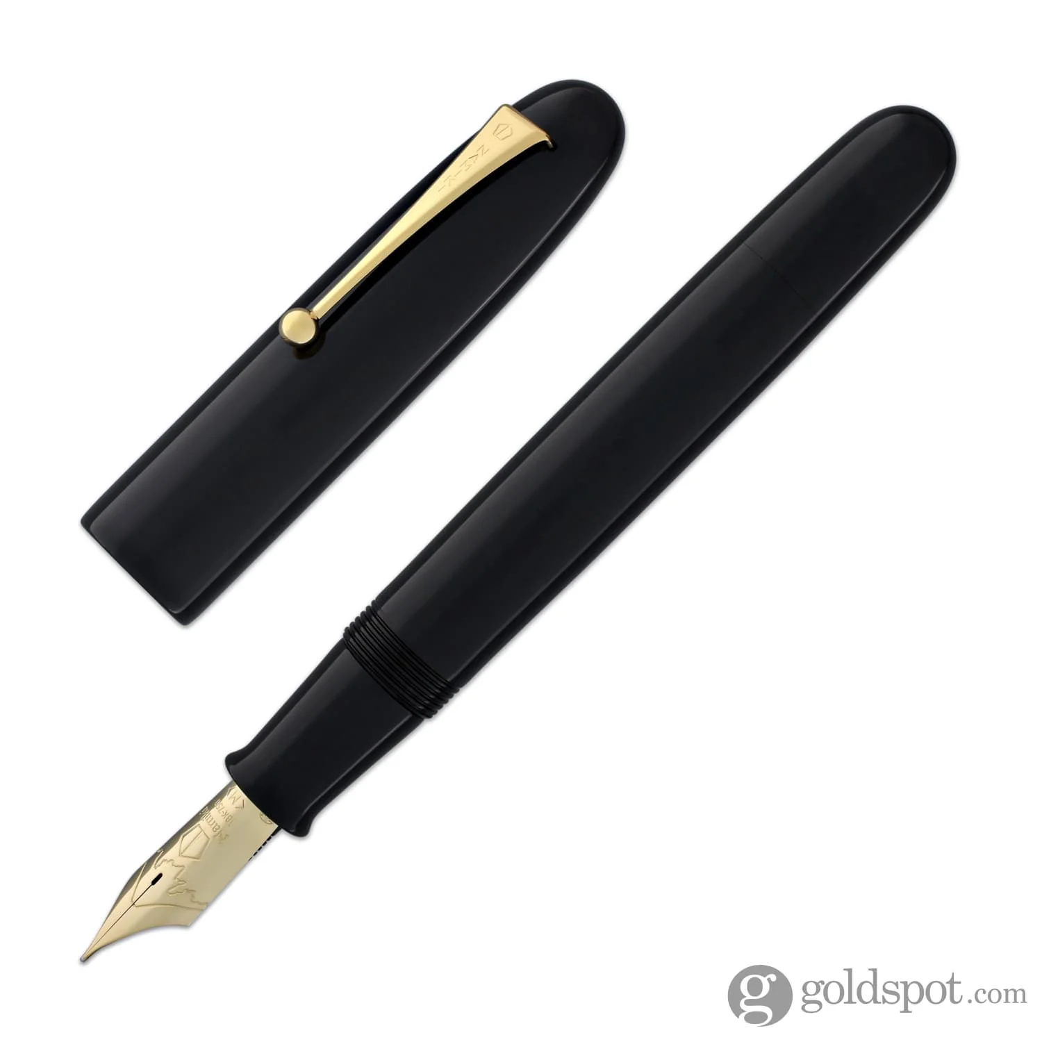 Namiki Emperor Fountain Pen in Urushi Black - 18K Gold