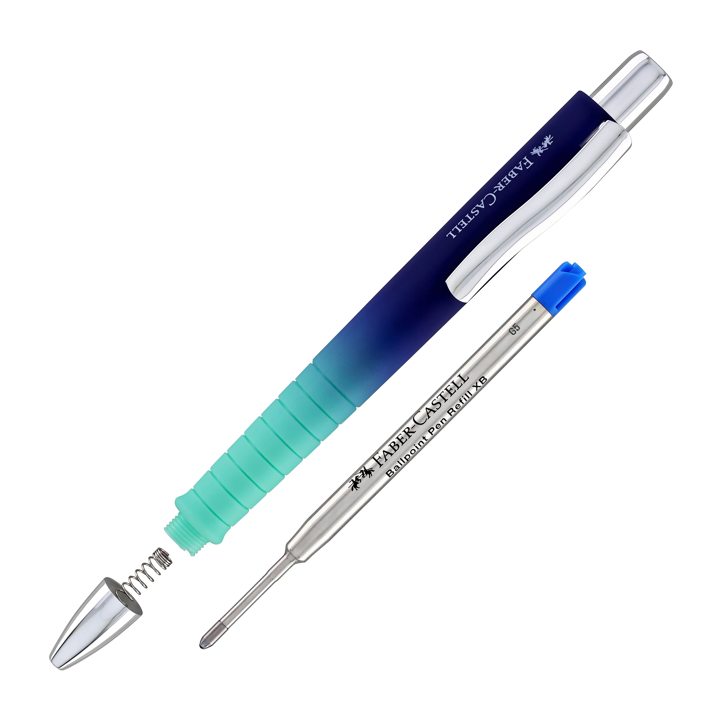 535-faber-castell-poly-flow-ballpoint-pen-in-buzzing-blue-6.webp Faber-Castell Poly Flow Ballpoint Pen in Buzzing Blue