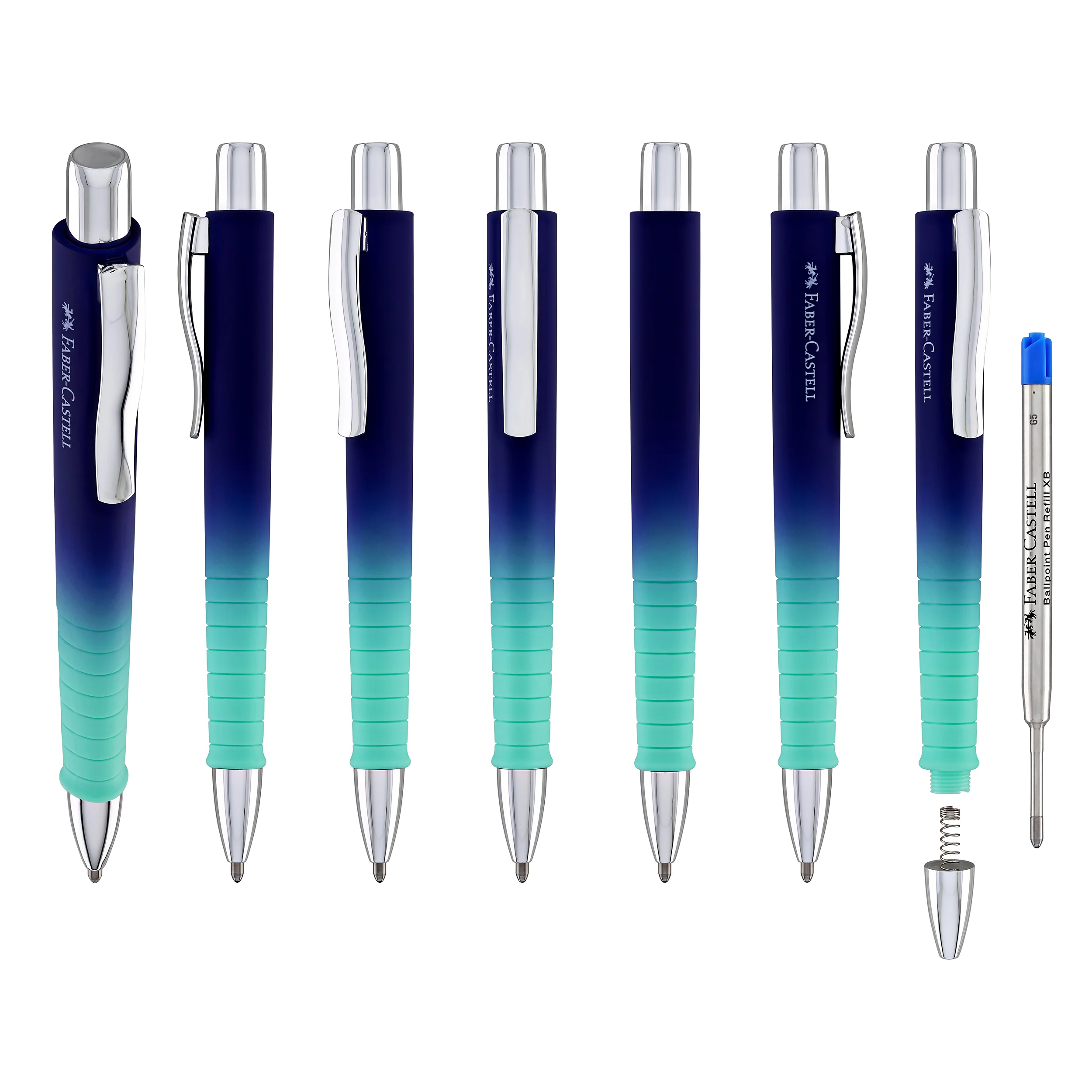 535-faber-castell-poly-flow-ballpoint-pen-in-buzzing-blue-7.webp Faber-Castell Poly Flow Ballpoint Pen in Buzzing Blue