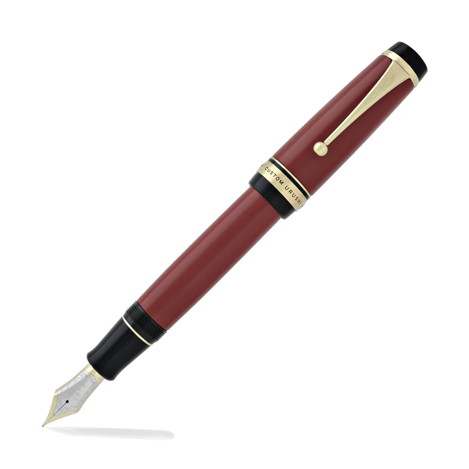 5350-pilot-custom-urushi-fountain-pen-in-vermillion-red-barrel-18k-gold-1.webp Pilot Custom Urushi Fountain Pen in Vermillion Red Barrel - 18K Gold