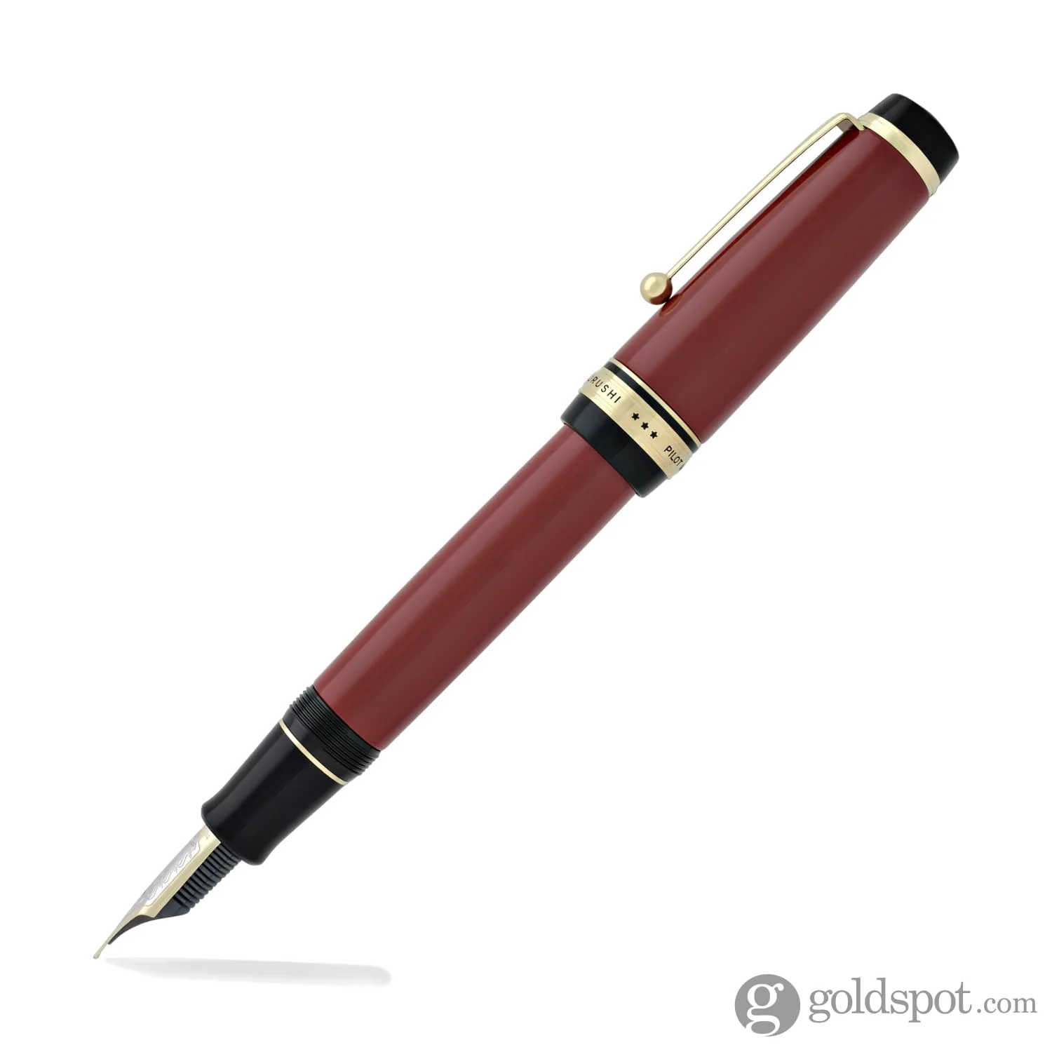 5350-pilot-custom-urushi-fountain-pen-in-vermillion-red-barrel-18k-gold-3.webp Pilot Custom Urushi Fountain Pen in Vermillion Red Barrel - 18K Gold