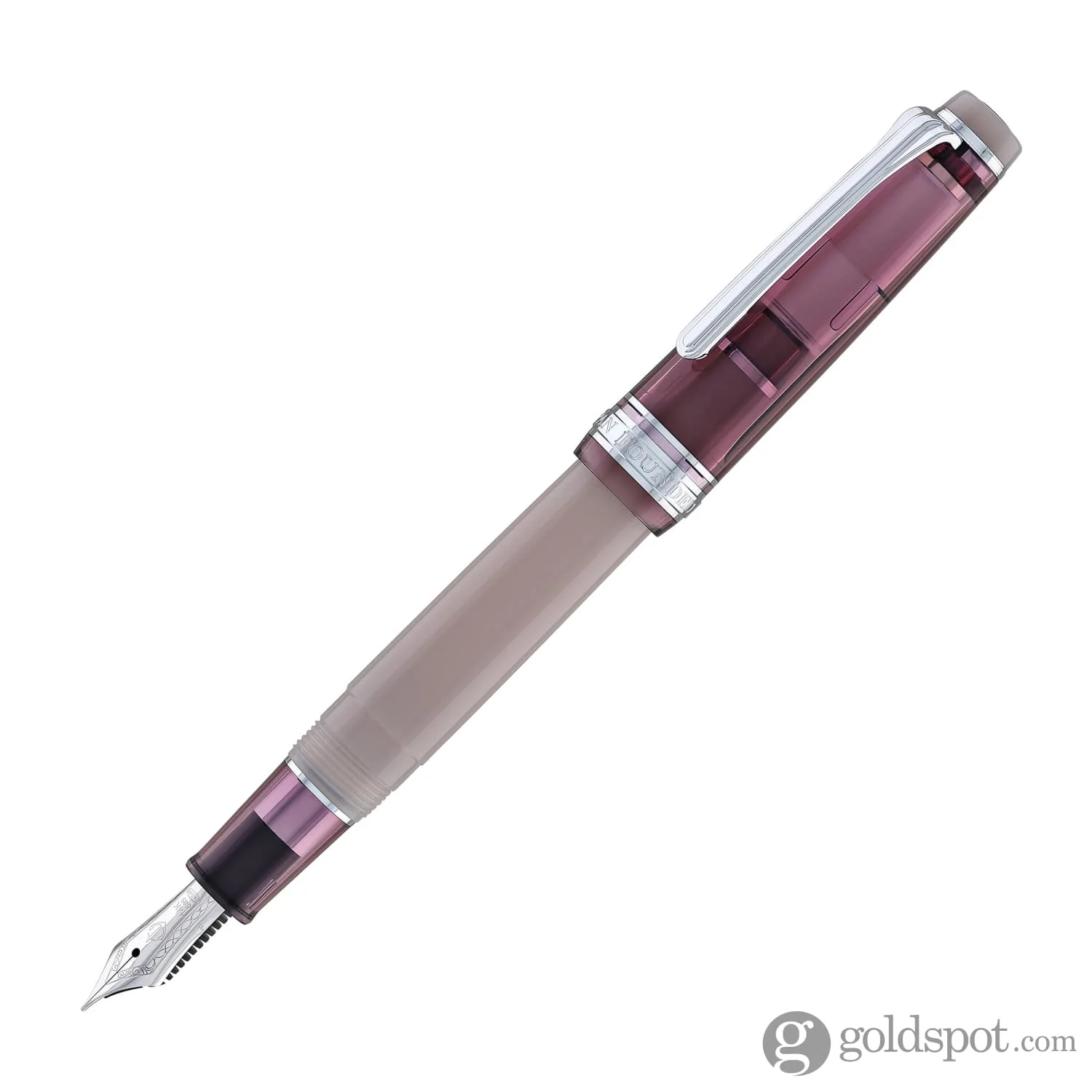 Sailor Pro Gear Slim Fountain Pen in Manyo #3 Series Red Bean - 14K Gold Nib and Azuki Bottled Ink - 50mL