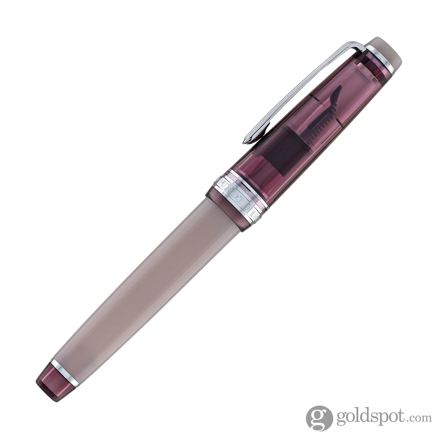 Sailor Pro Gear Slim Fountain Pen in Manyo #3 Series Red Bean - 14K Gold Nib and Azuki Bottled Ink - 50mL