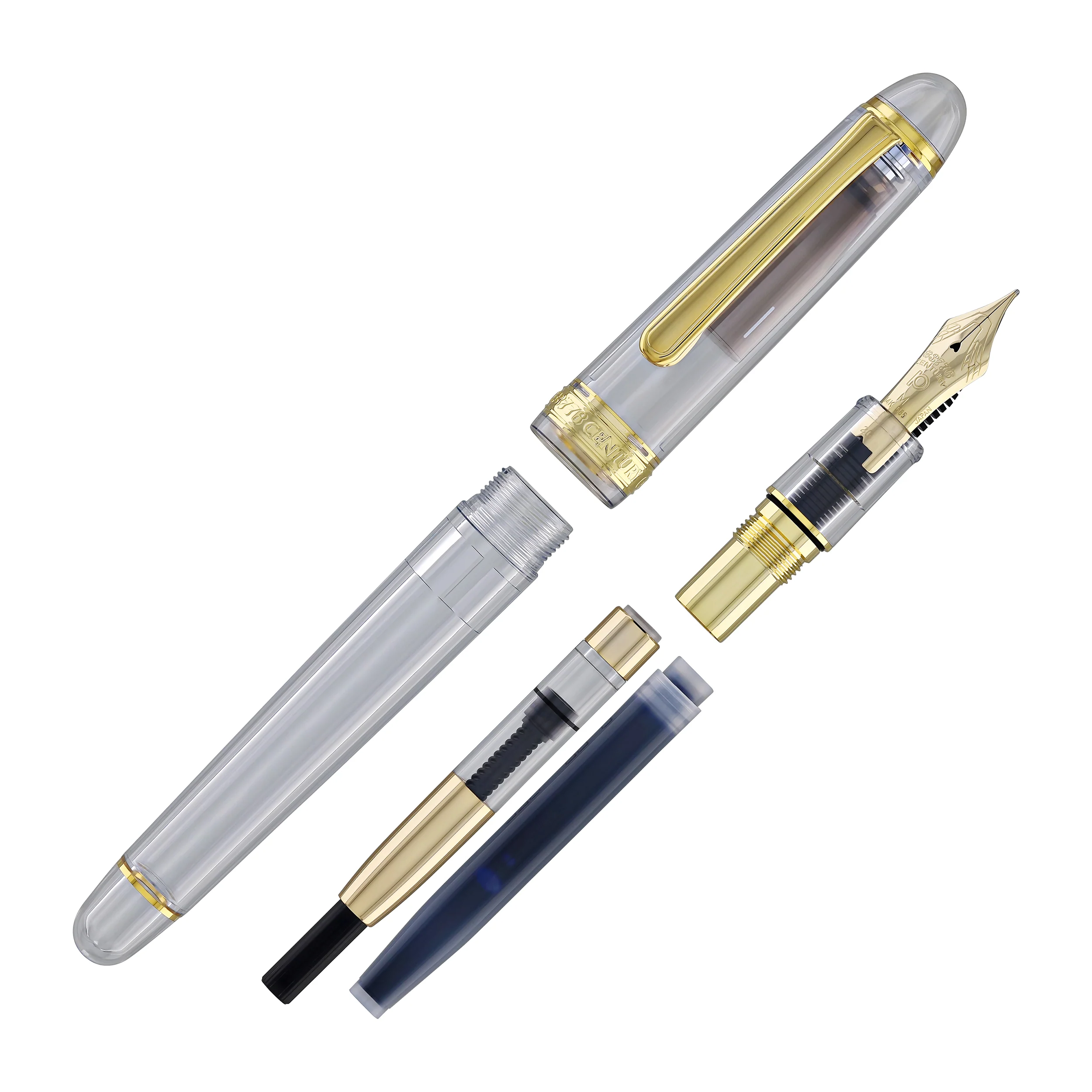54-platinum-3776-century-fountain-pen-in-ver.-2-demonstrator-14k-gold-8.webp Platinum 3776 Century Fountain Pen in Ver. 2 Demonstrator - 14K Gold