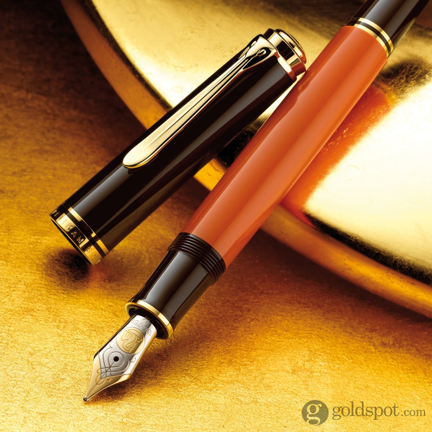 Pelikan Souveran M800 Fountain Pen in Burnt Orange