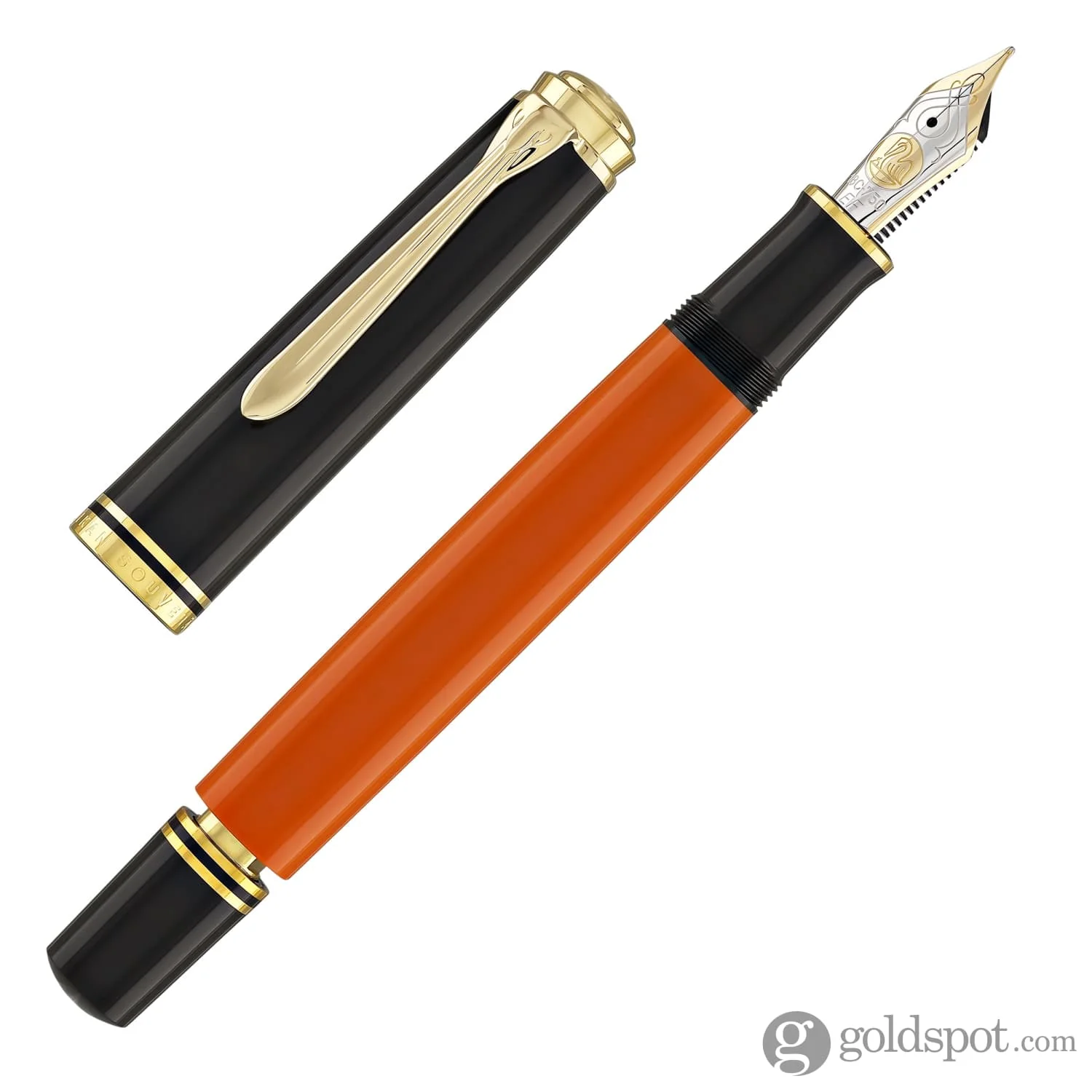 Pelikan Souveran M800 Fountain Pen in Burnt Orange