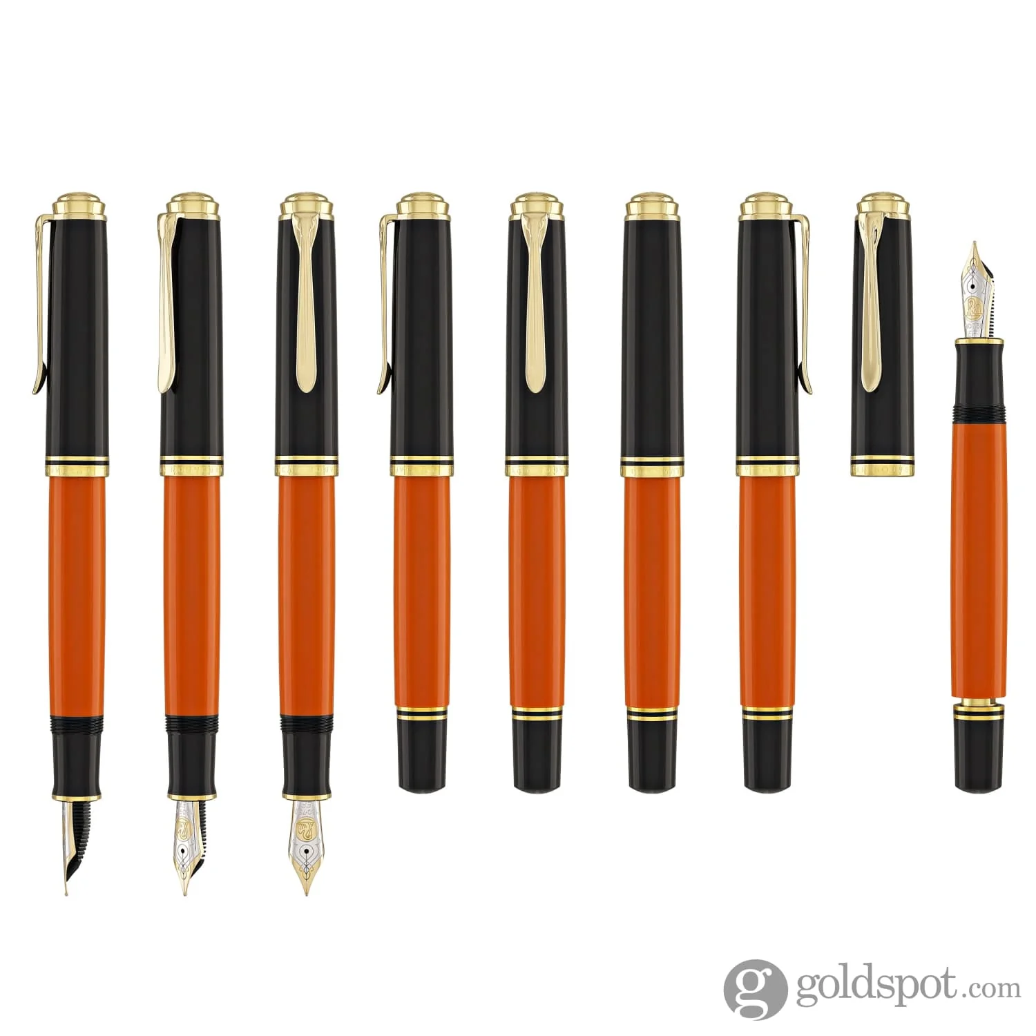 Pelikan Souveran M800 Fountain Pen in Burnt Orange