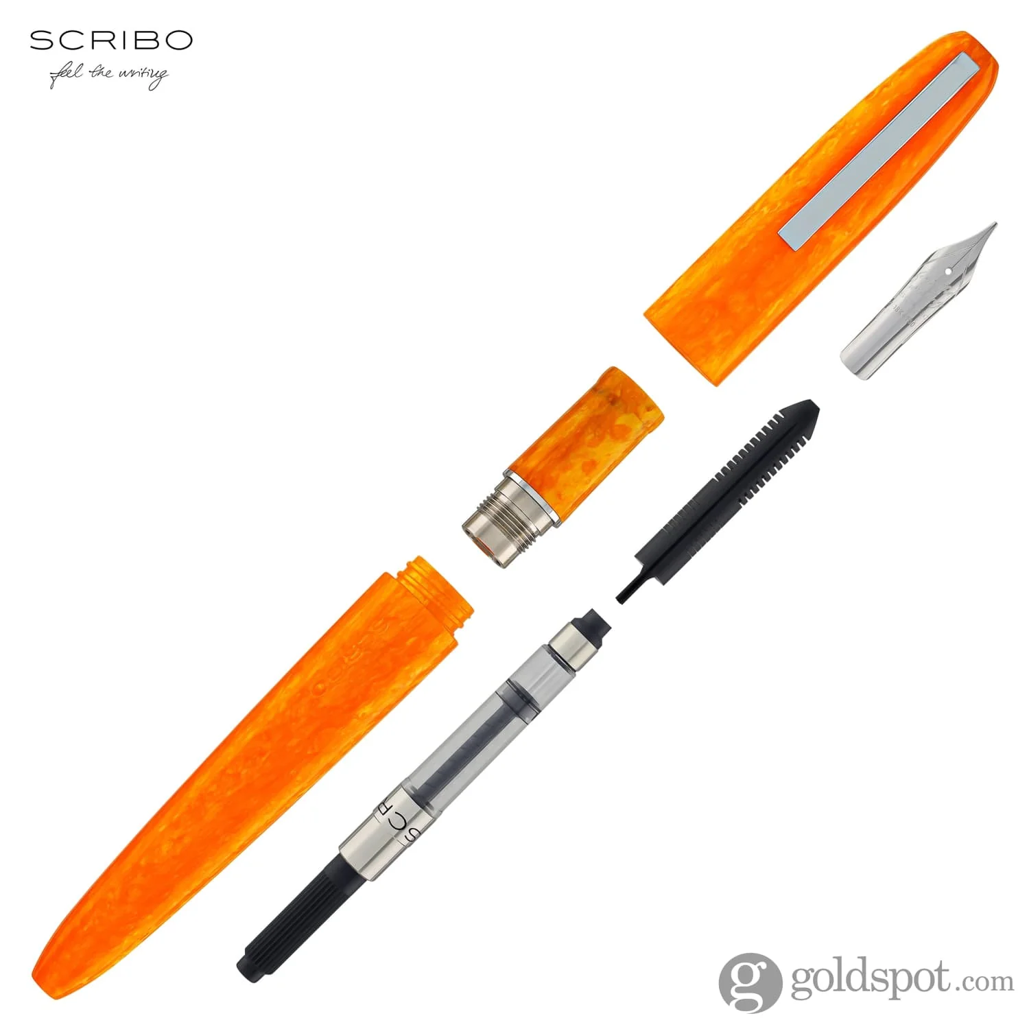 5419-scribo-piuma-fountain-pen-in-corniola-7.webp Scribo Piuma Fountain Pen in Corniola