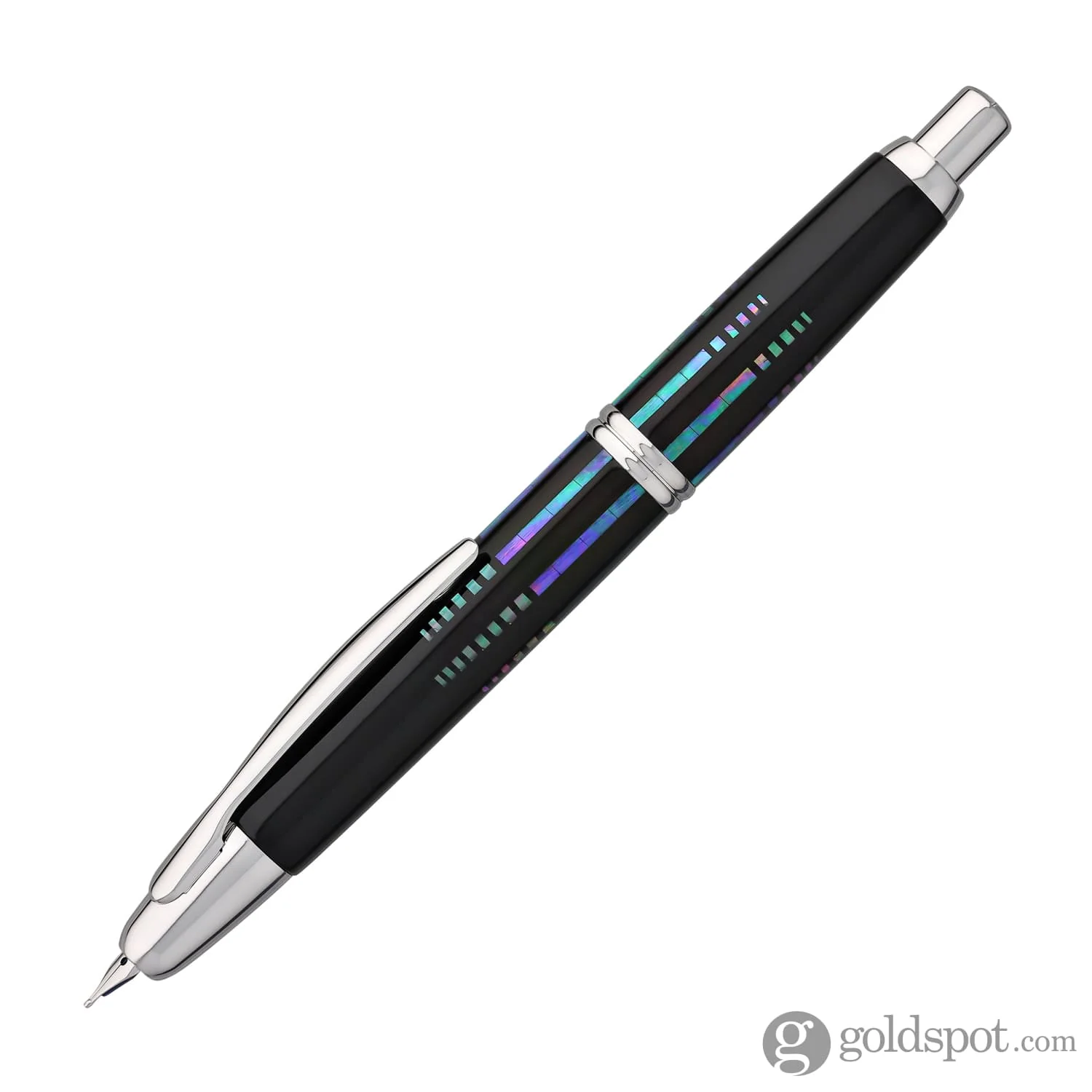 5438-pilot-vanishing-point-fountain-pen-in-raden-water-18k-gold-medium-point-2.webp Pilot Vanishing Point Fountain Pen in Raden Water - 18K Gold Medium Point