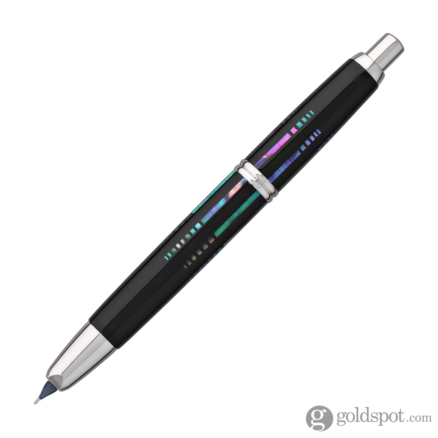 5438-pilot-vanishing-point-fountain-pen-in-raden-water-18k-gold-medium-point-4.webp Pilot Vanishing Point Fountain Pen in Raden Water - 18K Gold Medium Point
