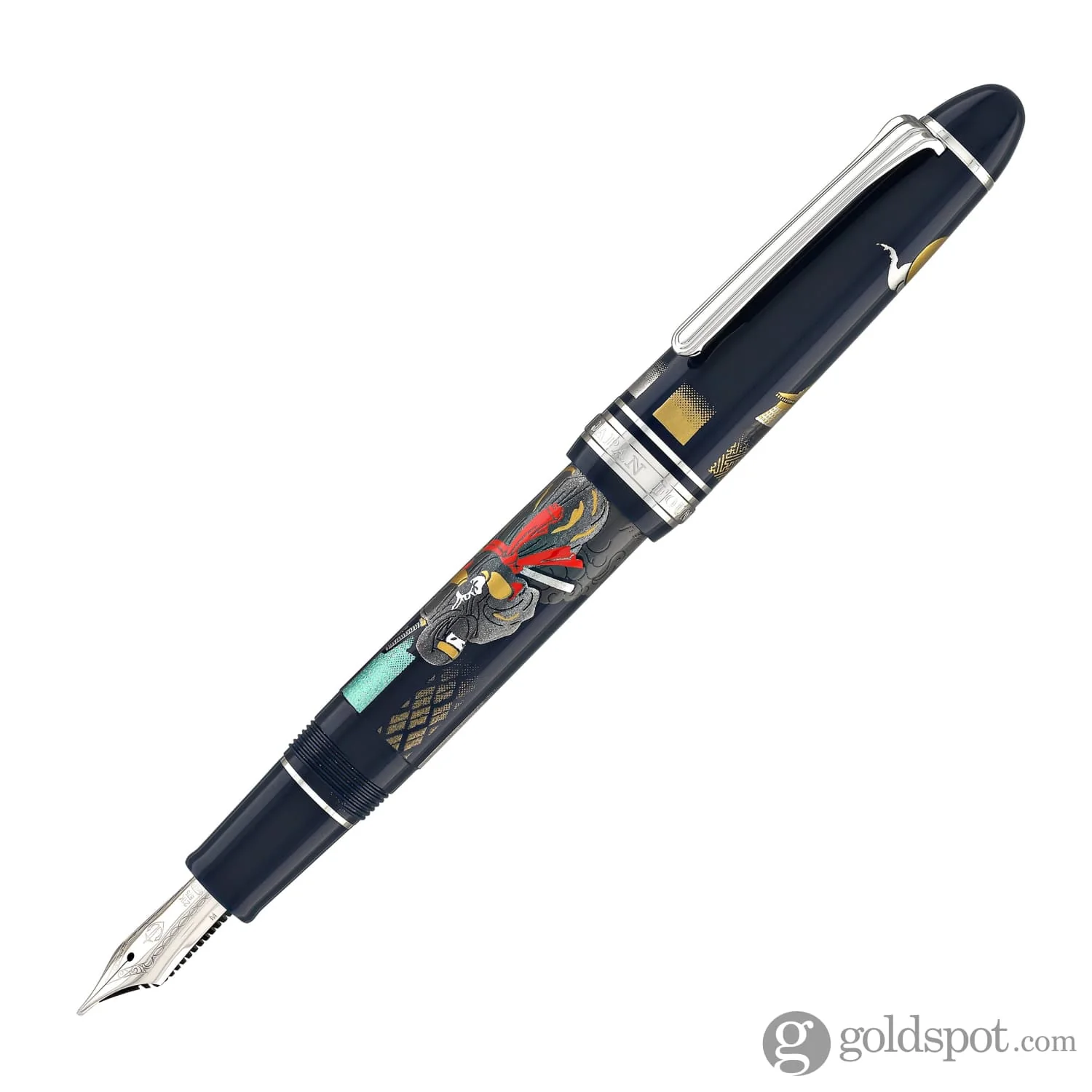 5439-sailor-1911-large-ninja-fountain-pen-in-with-silver-trim-21kt-gold-nib-2.webp Sailor 1911 Large Ninja Fountain Pen "In" with Silver Trim - 21kt Gold Nib