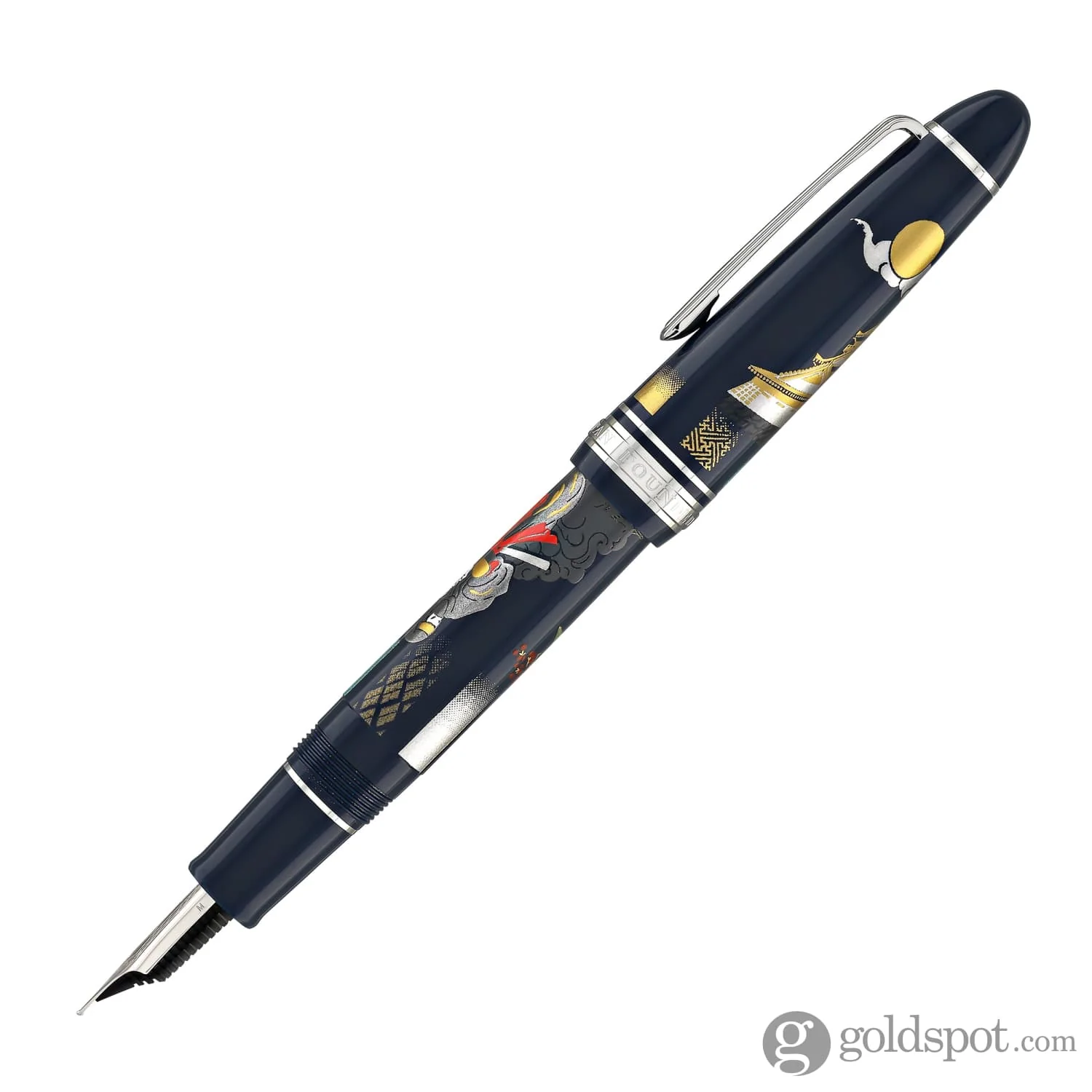 5439-sailor-1911-large-ninja-fountain-pen-in-with-silver-trim-21kt-gold-nib-3.webp Sailor 1911 Large Ninja Fountain Pen "In" with Silver Trim - 21kt Gold Nib