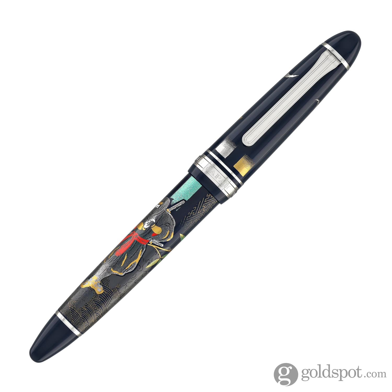 5439-sailor-1911-large-ninja-fountain-pen-in-with-silver-trim-21kt-gold-nib-4.jpg Sailor 1911 Large Ninja Fountain Pen "In" with Silver Trim - 21kt Gold Nib