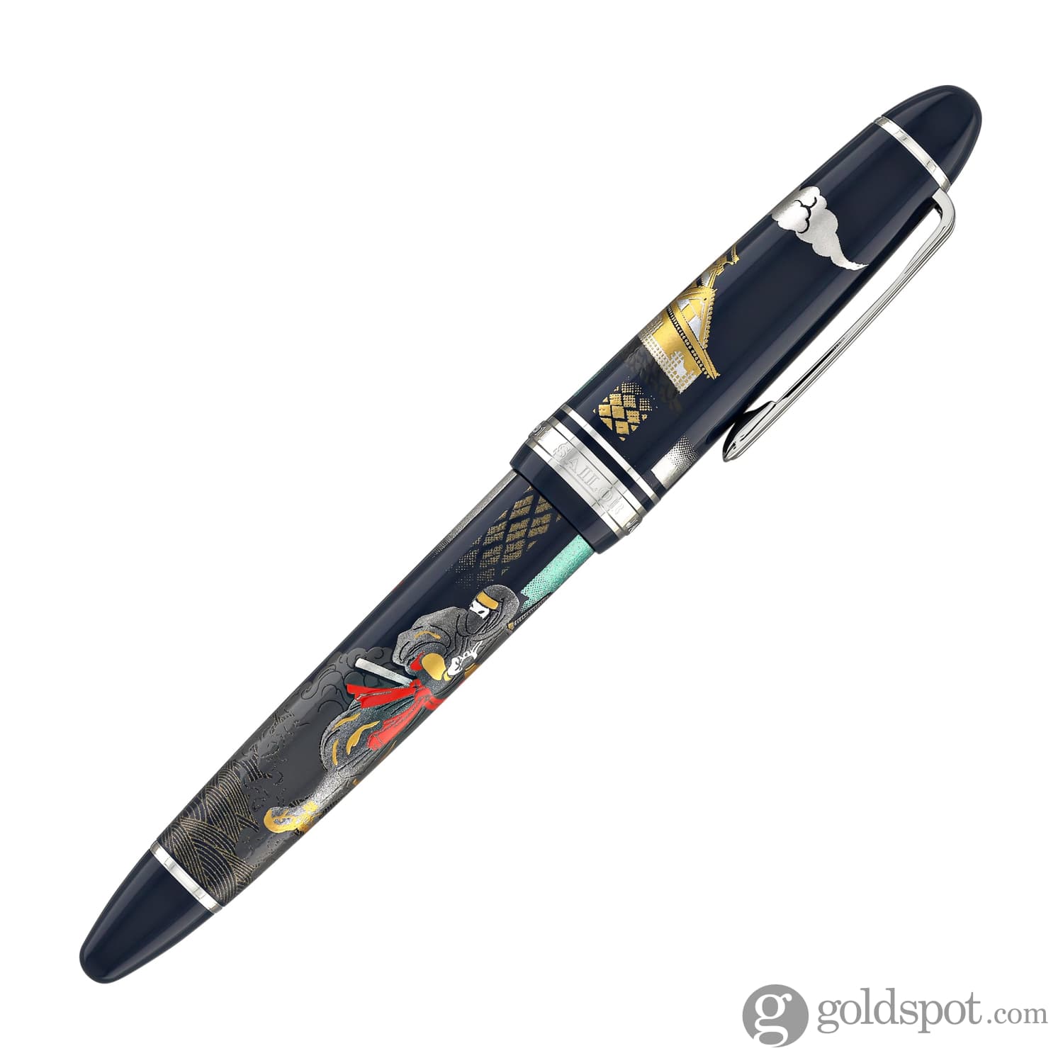 5439-sailor-1911-large-ninja-fountain-pen-in-with-silver-trim-21kt-gold-nib-6.jpg Sailor 1911 Large Ninja Fountain Pen "In" with Silver Trim - 21kt Gold Nib
