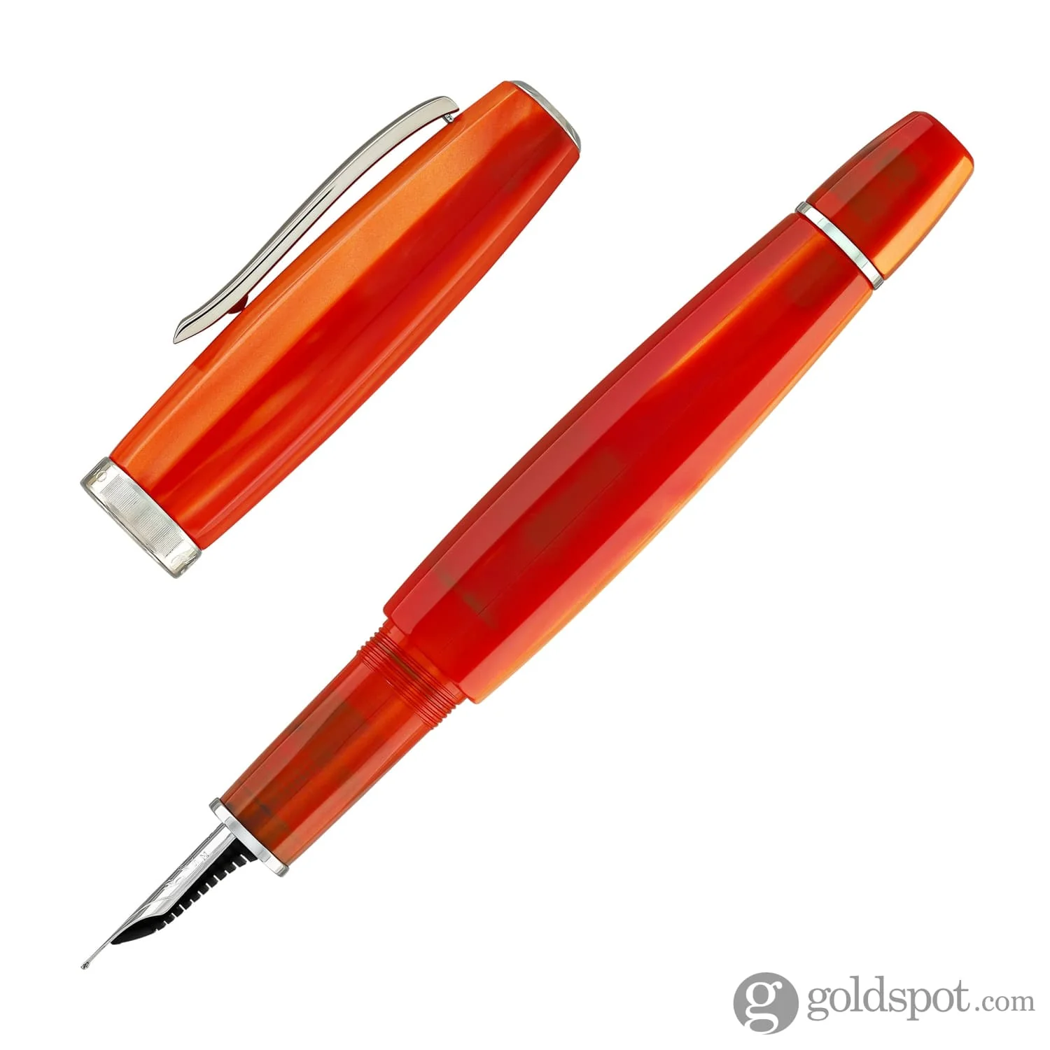 5473-scribo-feel-fountain-pen-in-arancia-with-platinum-trim-3.webp Scribo Feel Fountain Pen in Arancia with Platinum Trim