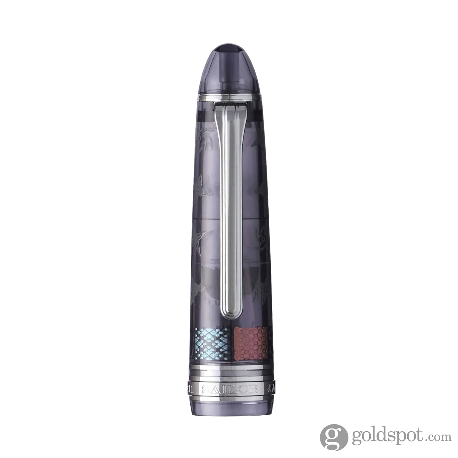 5489-sailor-1911-large-ninja-fountain-pen-in-tsuki-with-silver-trim-21kt-gold-nib-11.webp Sailor 1911 Large Ninja Fountain Pen in Tsuki with Silver Trim - 21kt Gold Nib