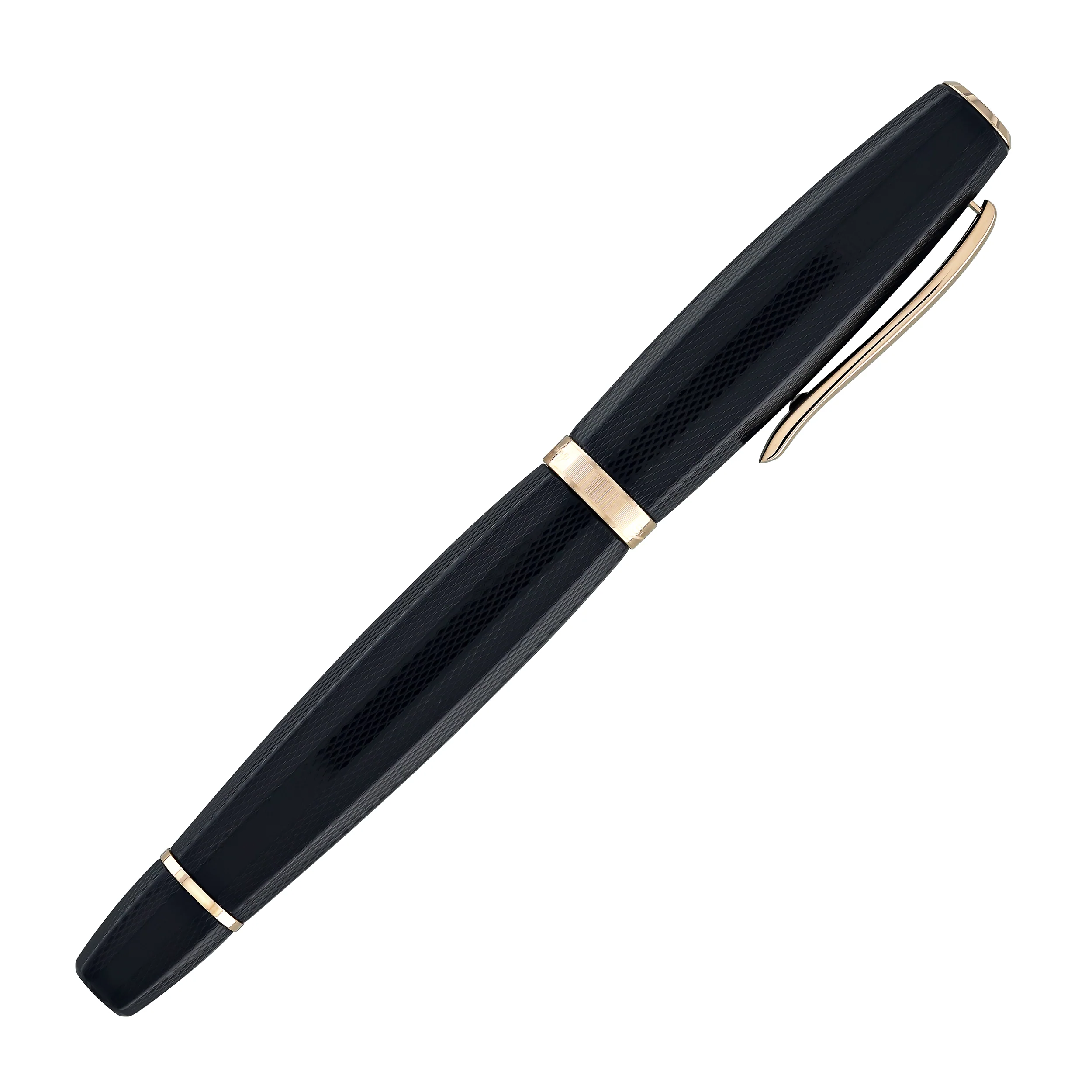 Scribo Feel Fountain Pen in Dandy Notturno with Rose Gold Trim