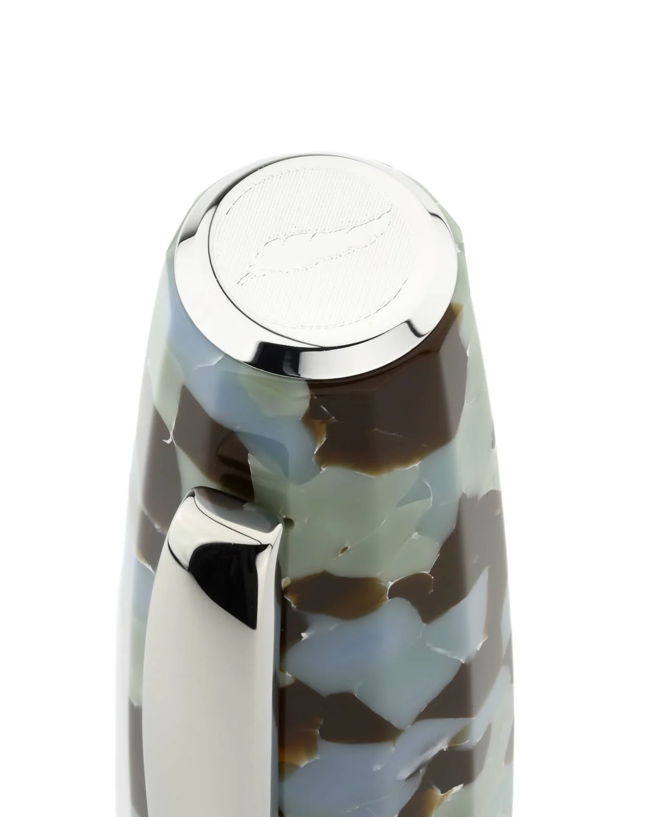 Scribo Feel Fountain Pen in Graniglia with Platinum Trim
