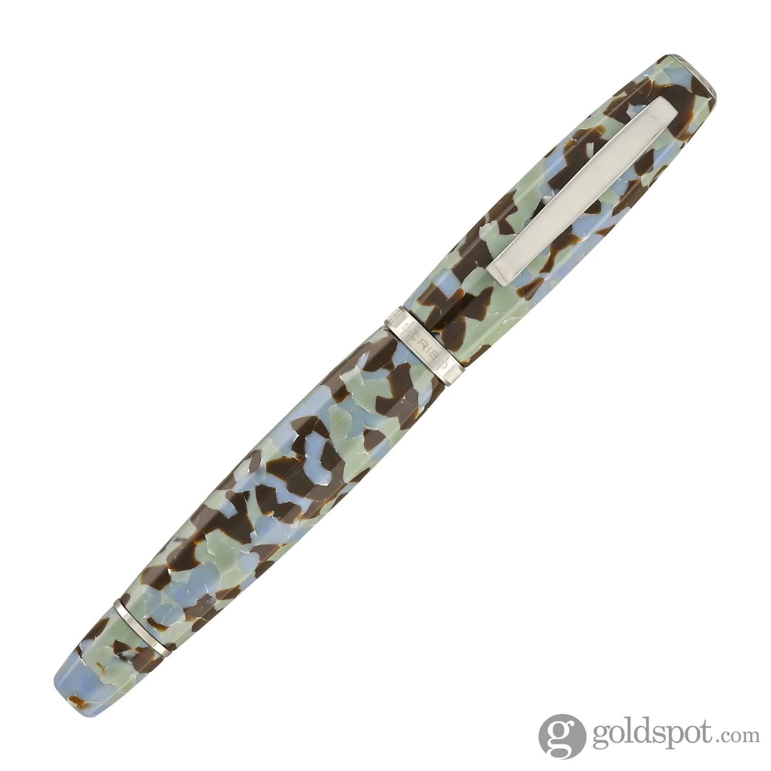 Scribo Feel Fountain Pen in Graniglia with Platinum Trim
