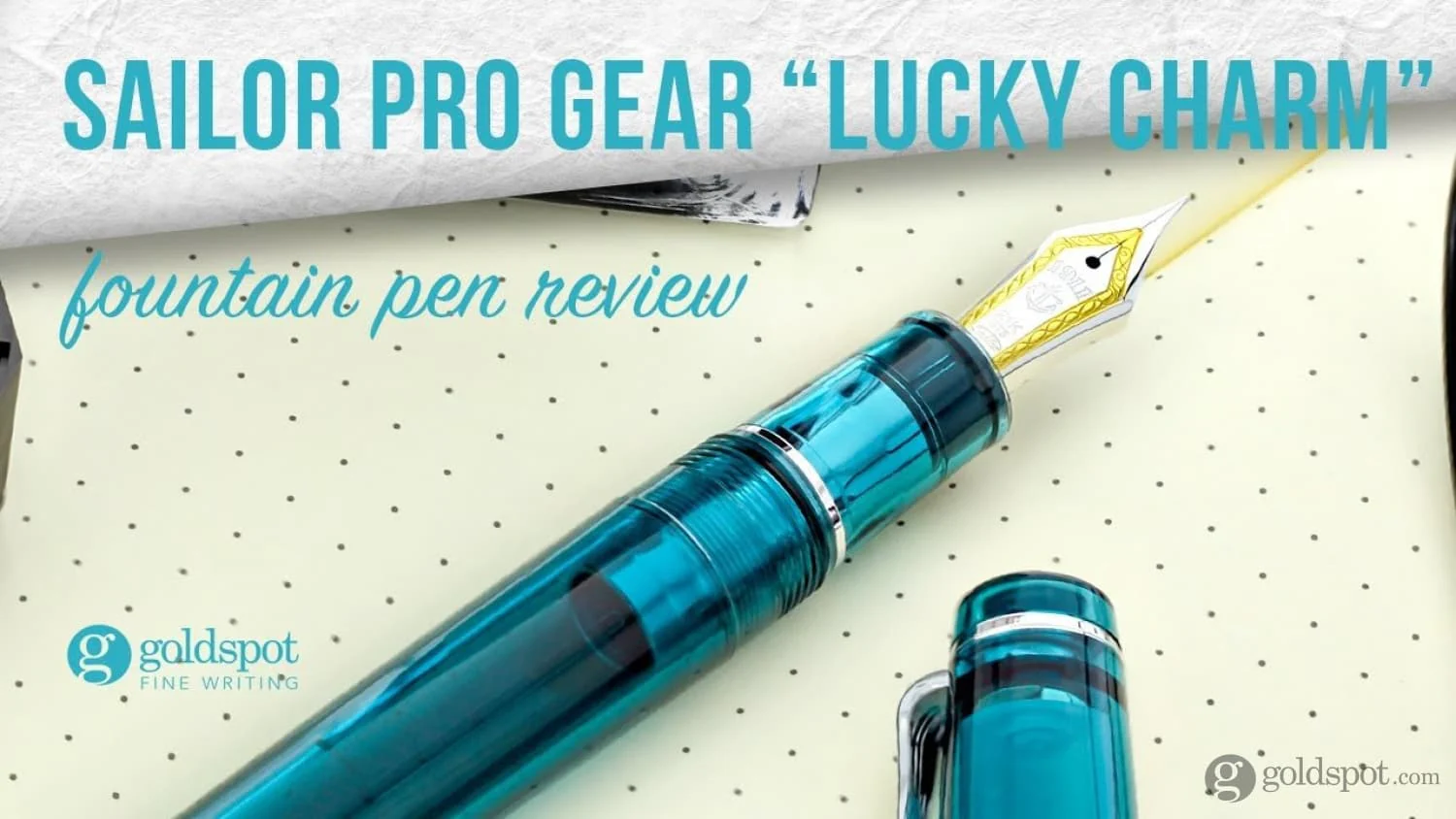 Sailor Pro Gear King of Pen Fountain Pen in Lucky Charm Green - 21kt Gold Nib